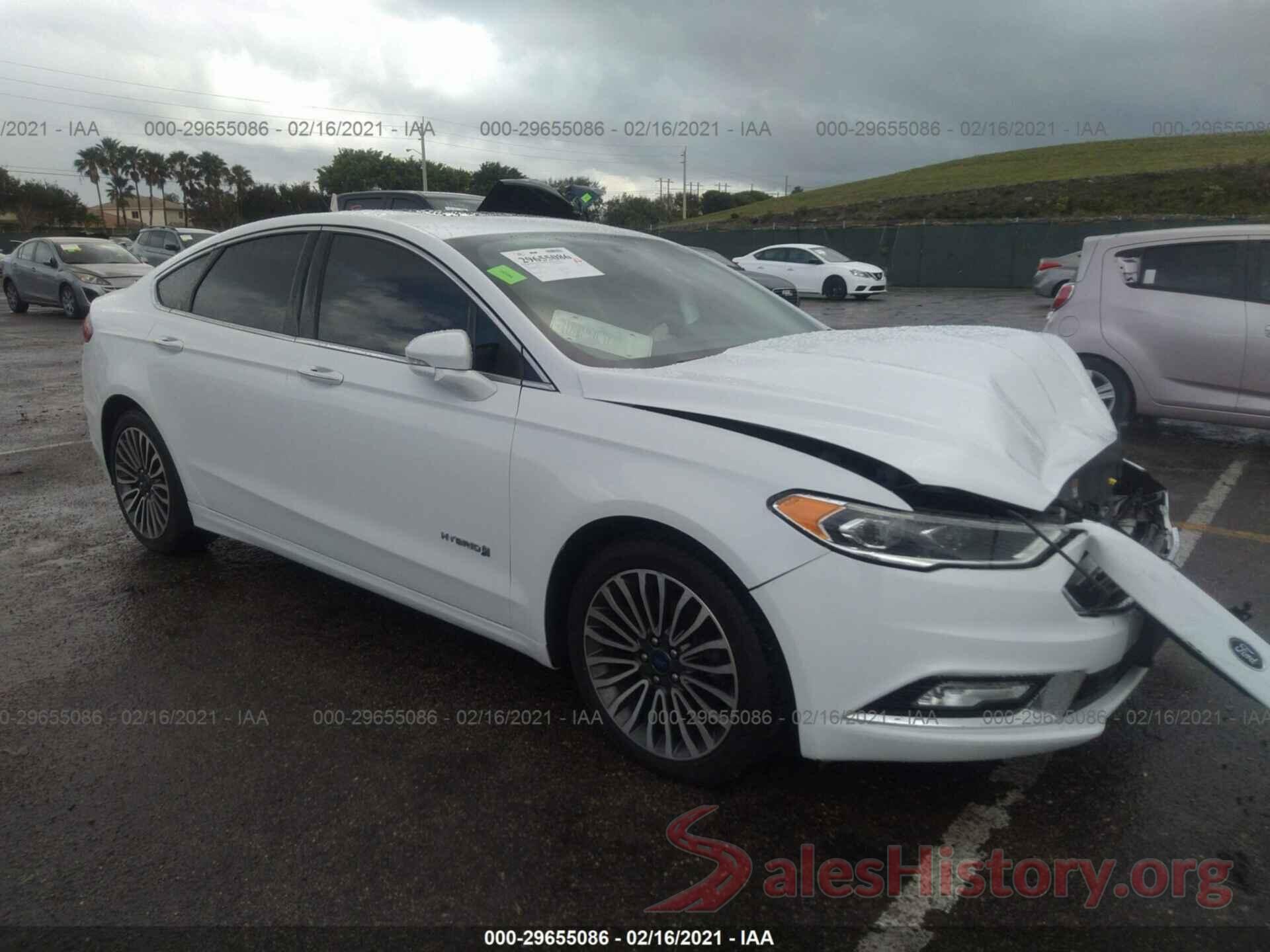 3FA6P0RU8JR151445 2018 FORD FUSION HYBRID