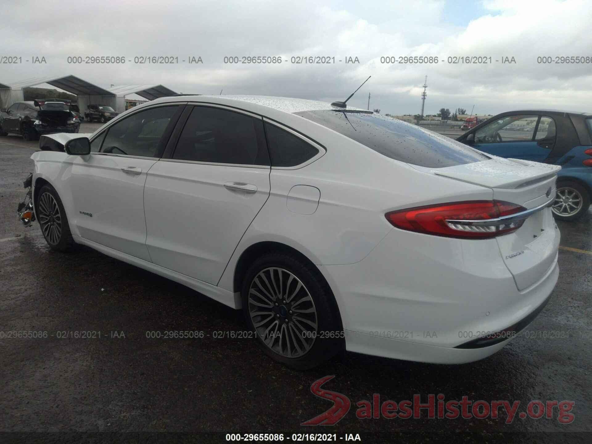 3FA6P0RU8JR151445 2018 FORD FUSION HYBRID