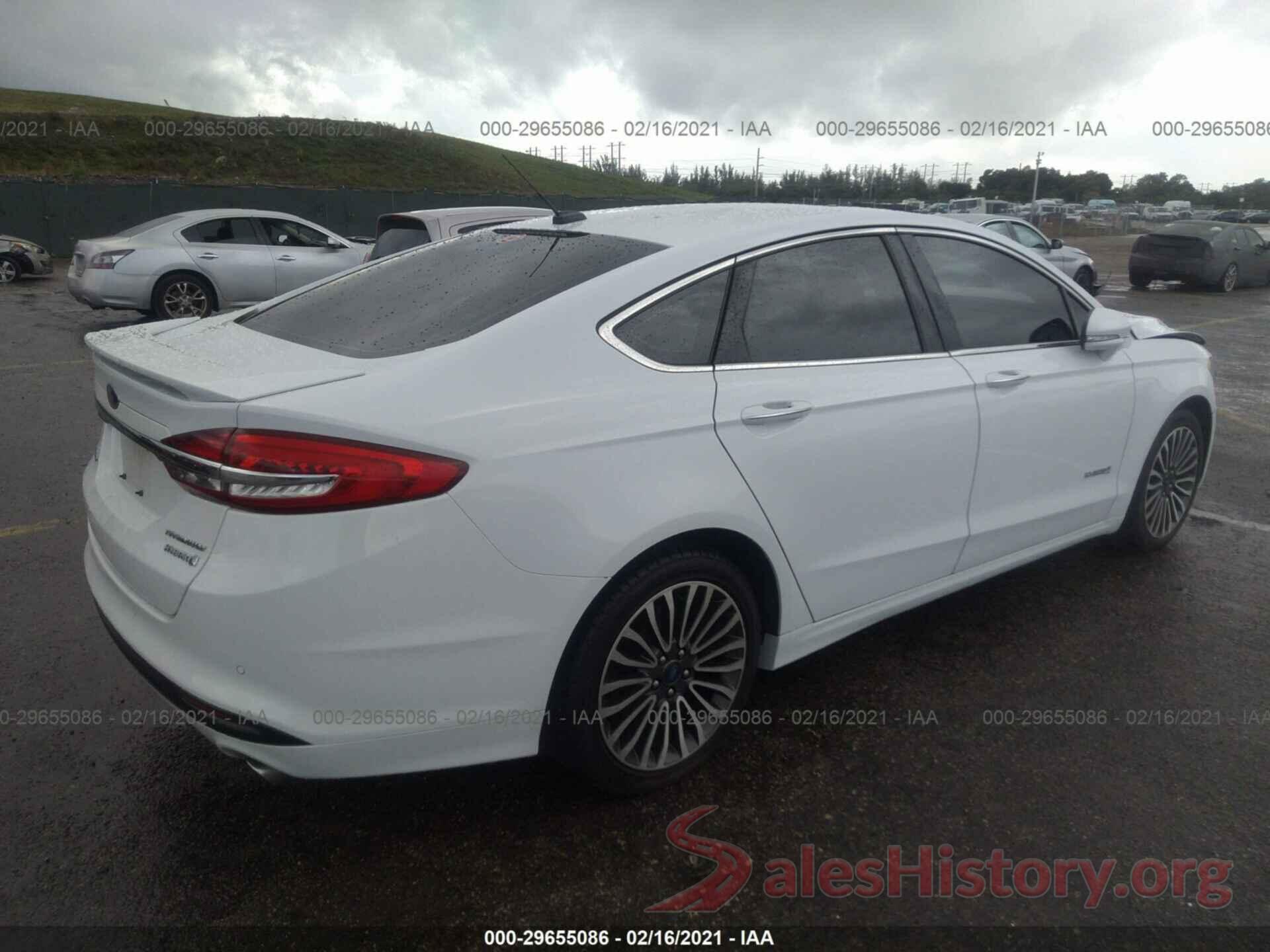 3FA6P0RU8JR151445 2018 FORD FUSION HYBRID