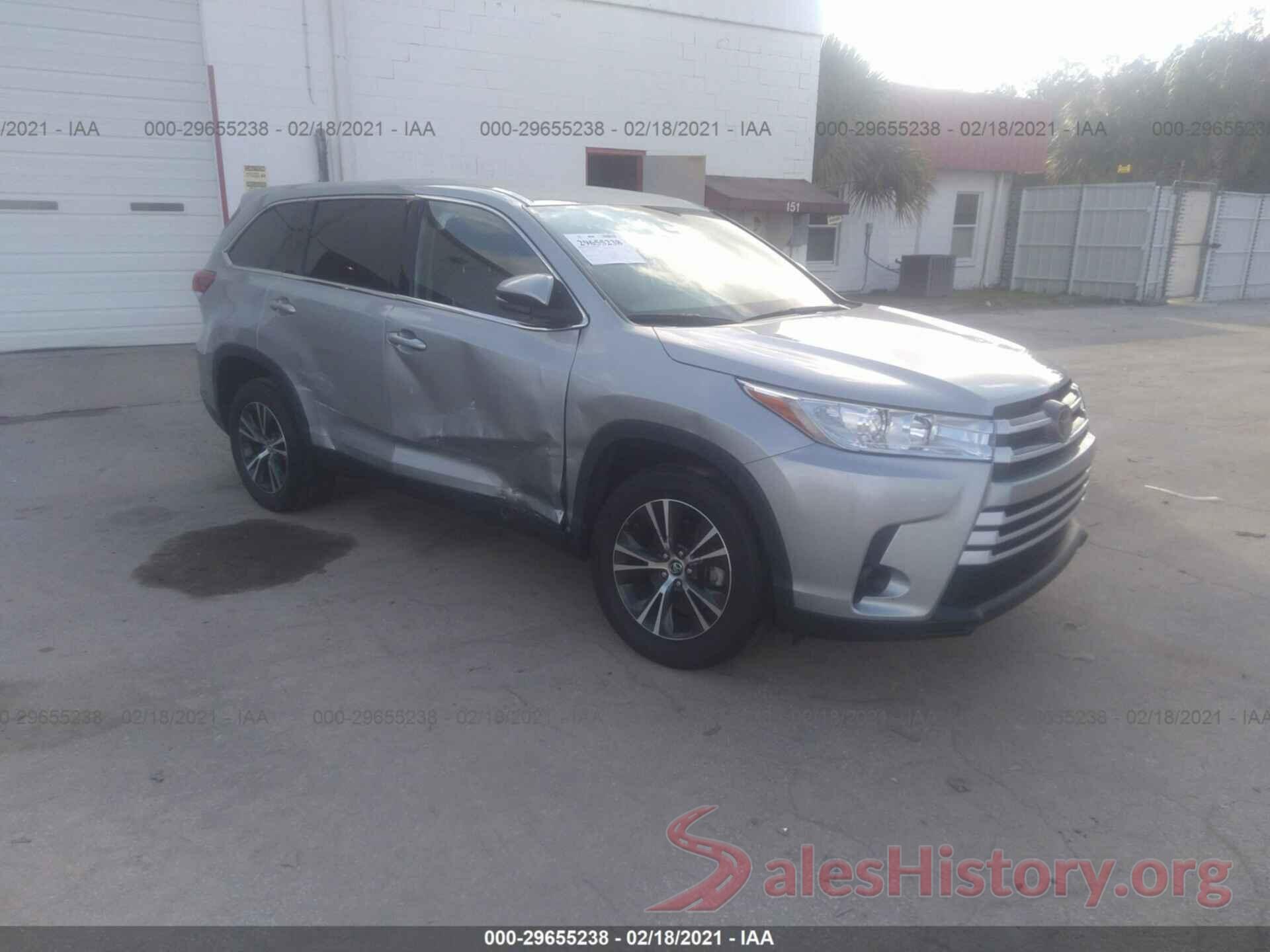 5TDZARFH7KS045586 2019 TOYOTA HIGHLANDER