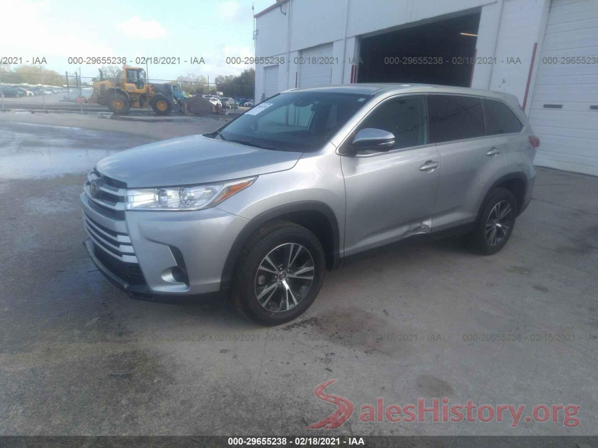 5TDZARFH7KS045586 2019 TOYOTA HIGHLANDER