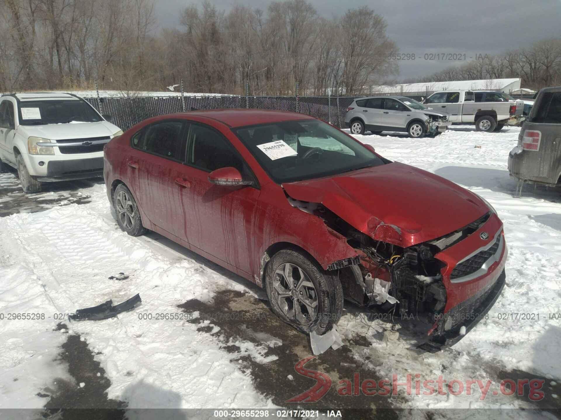 3KPF24AD5LE187857 2020 KIA FORTE