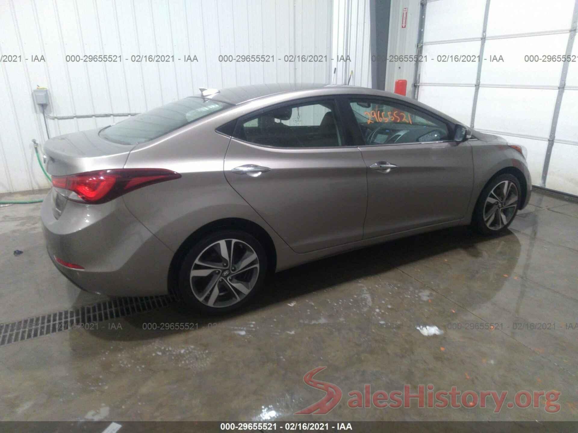 5NPDH4AE8GH652969 2016 HYUNDAI ELANTRA