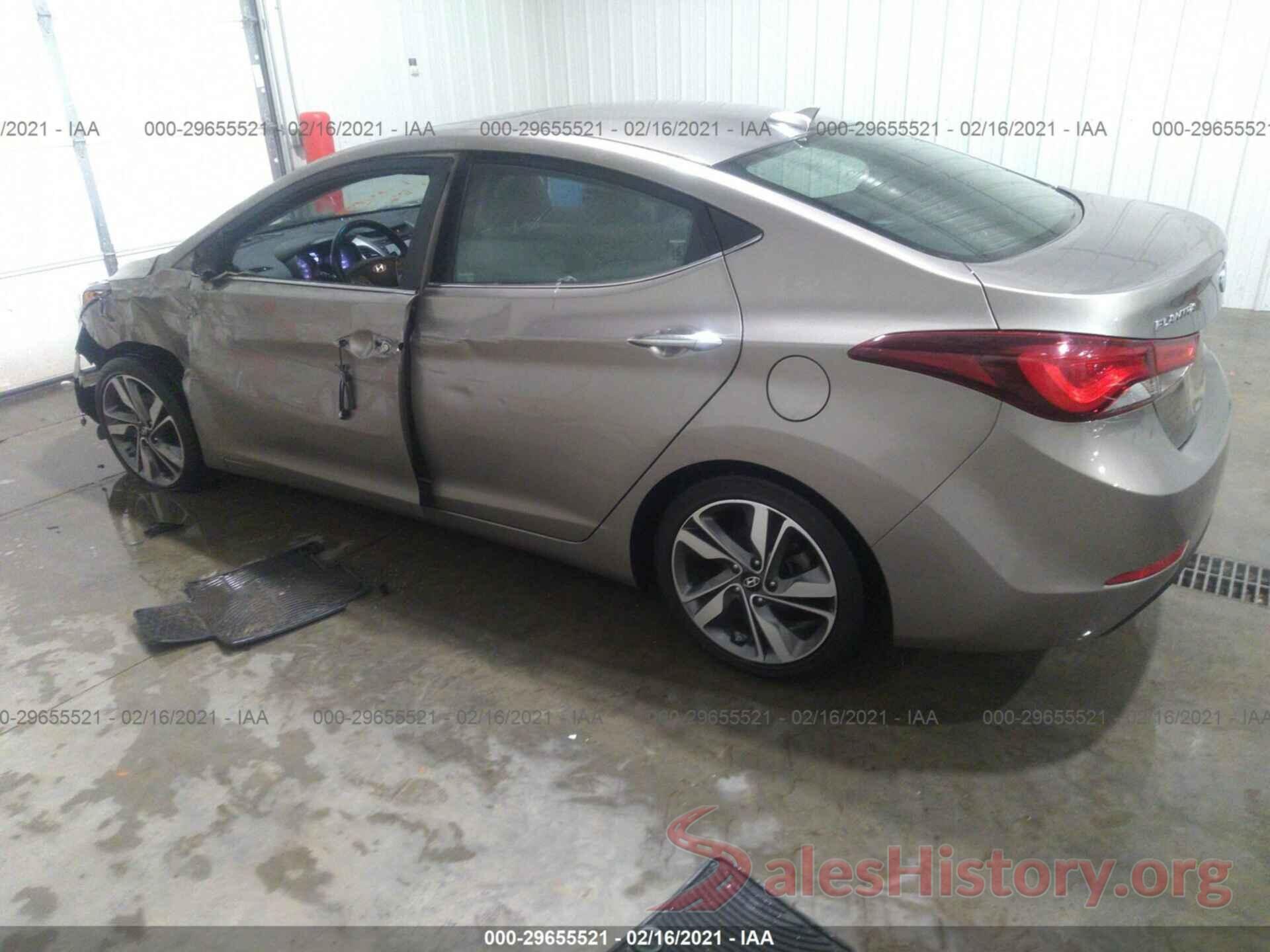 5NPDH4AE8GH652969 2016 HYUNDAI ELANTRA