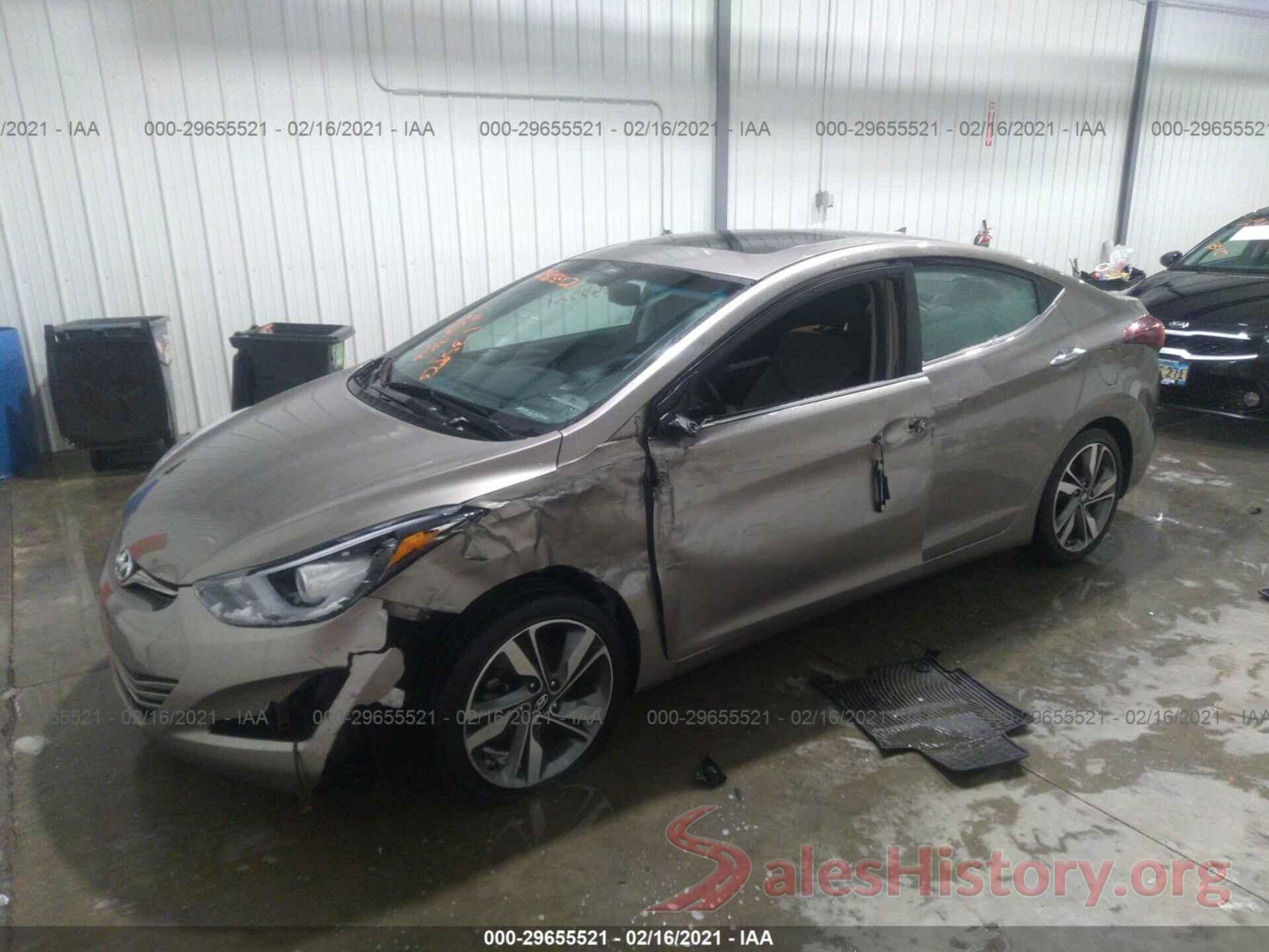 5NPDH4AE8GH652969 2016 HYUNDAI ELANTRA