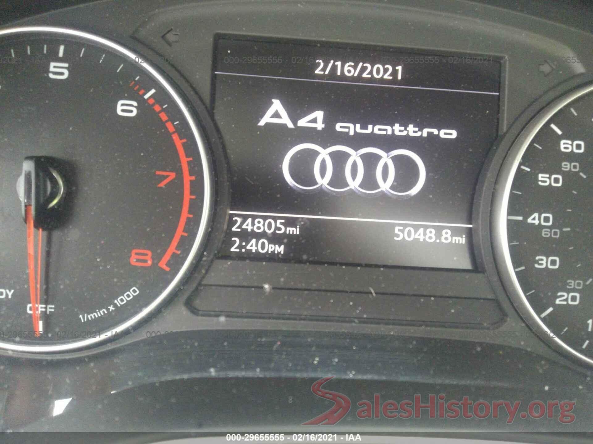 WAUANAF47HN055806 2017 AUDI A4