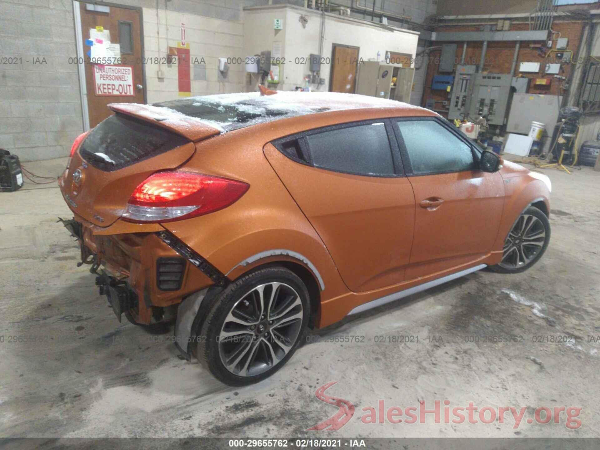 KMHTC6AE4GU276052 2016 HYUNDAI VELOSTER