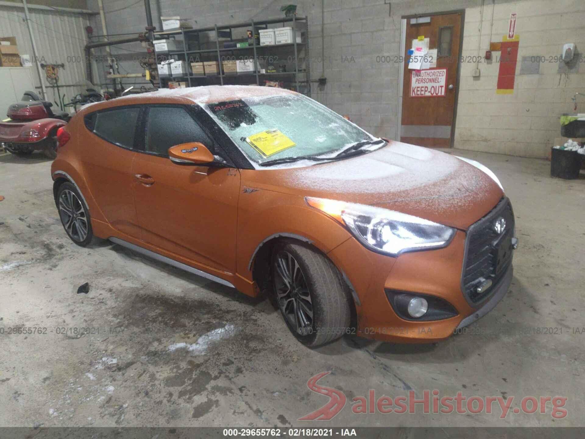 KMHTC6AE4GU276052 2016 HYUNDAI VELOSTER