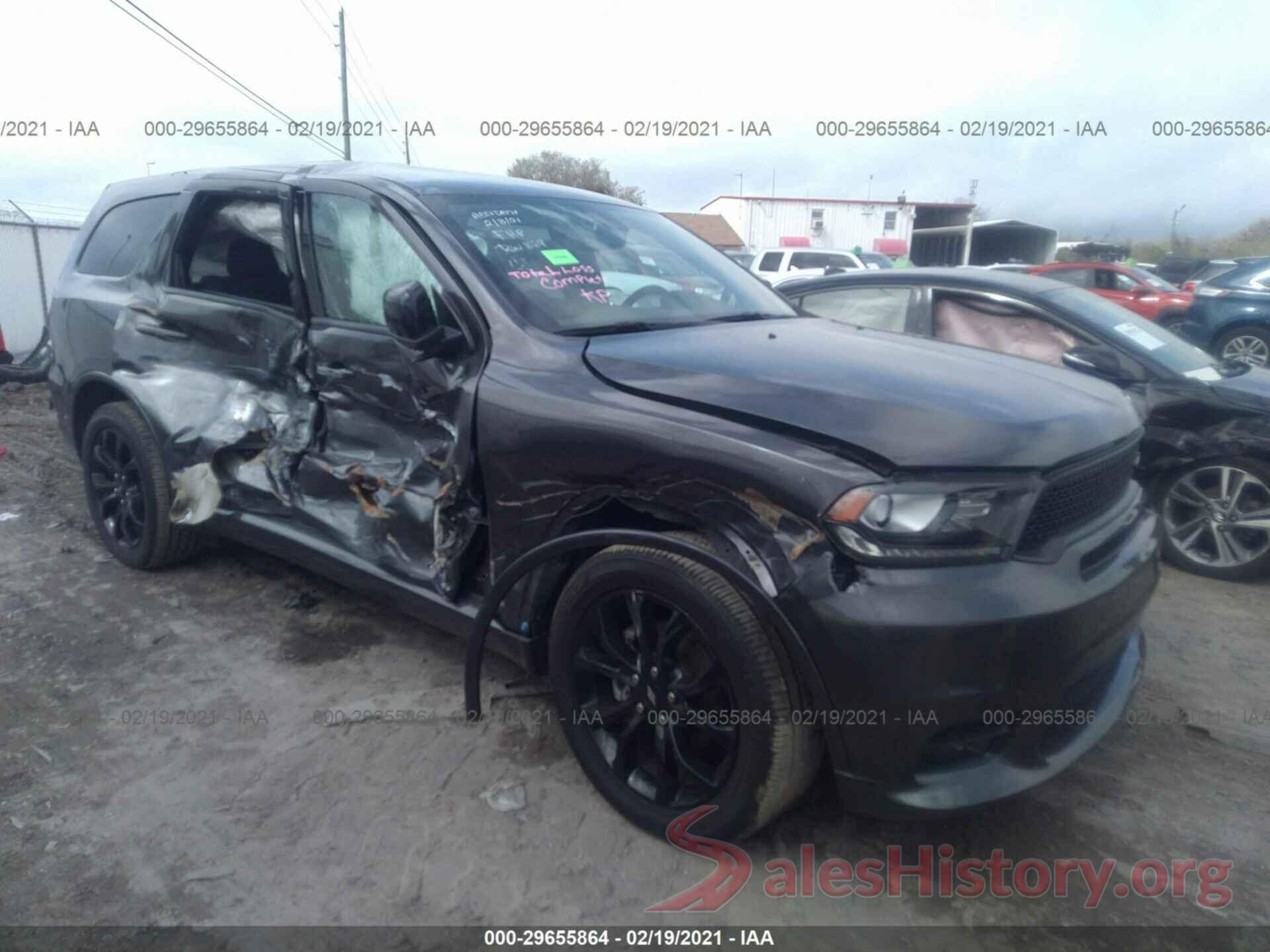 1C4RDHDG6LC123466 2020 DODGE DURANGO