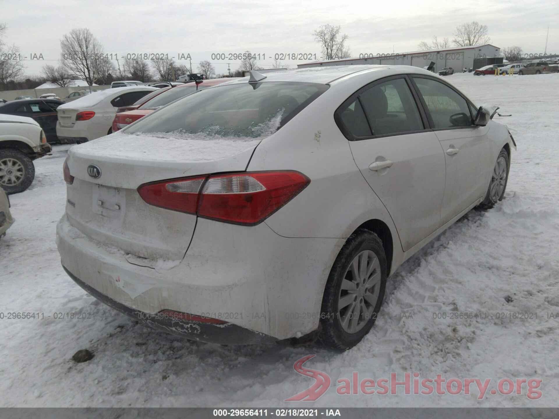 KNAFX4A66G5604369 2016 KIA FORTE