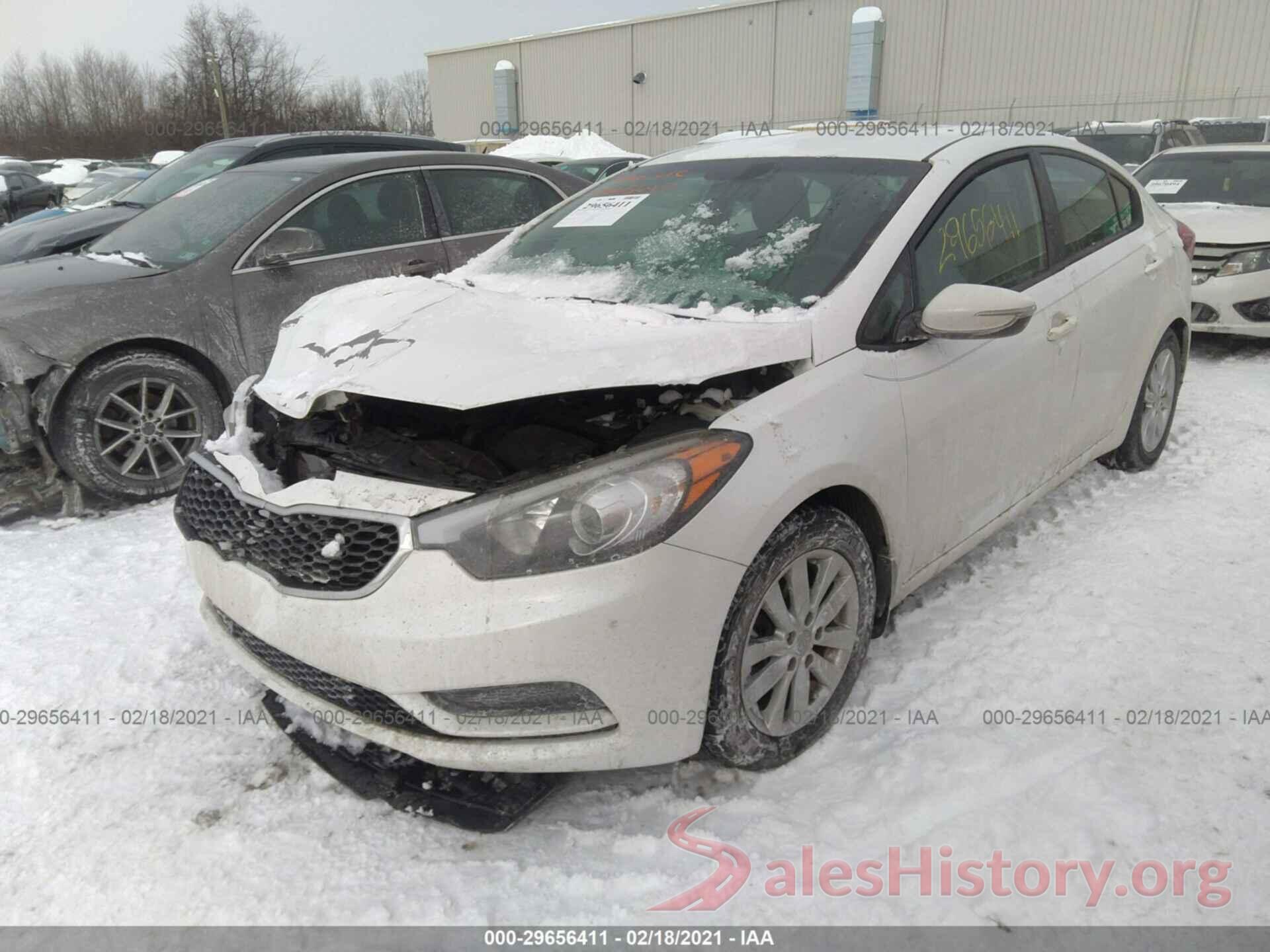 KNAFX4A66G5604369 2016 KIA FORTE