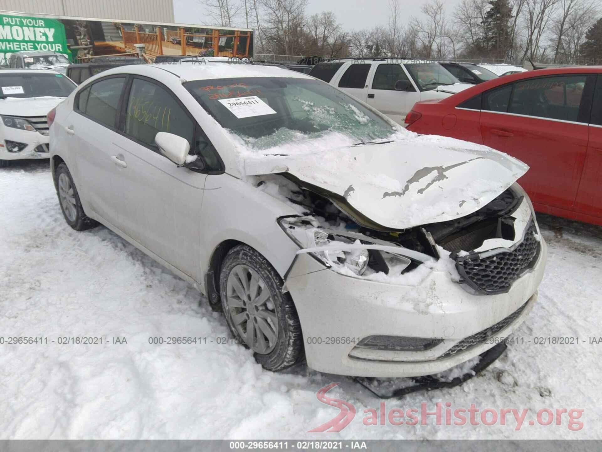 KNAFX4A66G5604369 2016 KIA FORTE