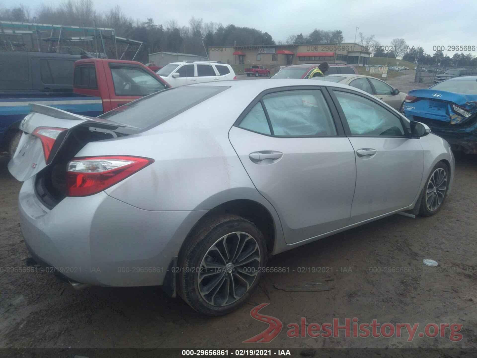 5YFBURHE3GP547278 2016 TOYOTA COROLLA