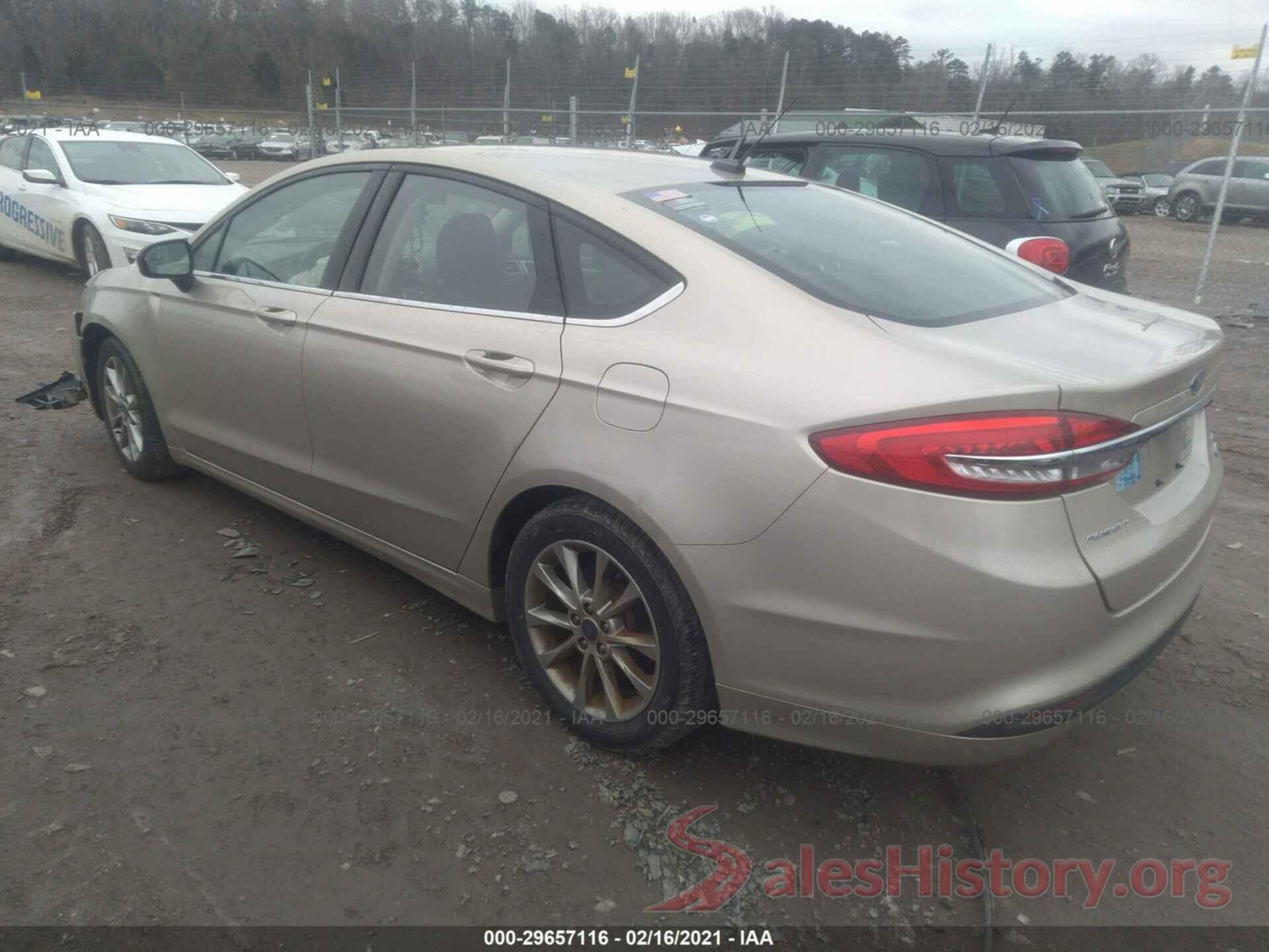 3FA6P0HD9HR292682 2017 FORD FUSION