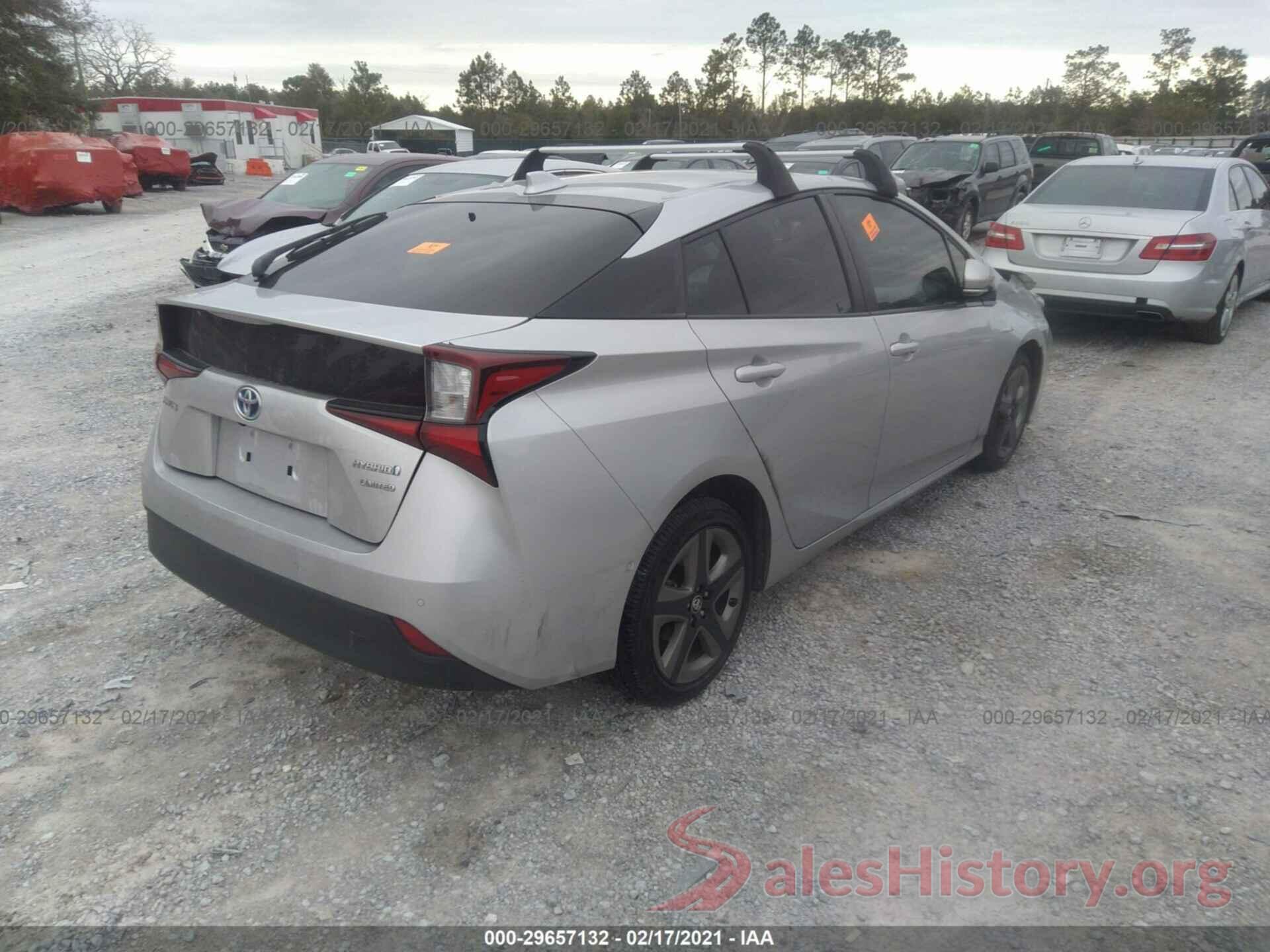 JTDKARFU1K3085517 2019 TOYOTA PRIUS