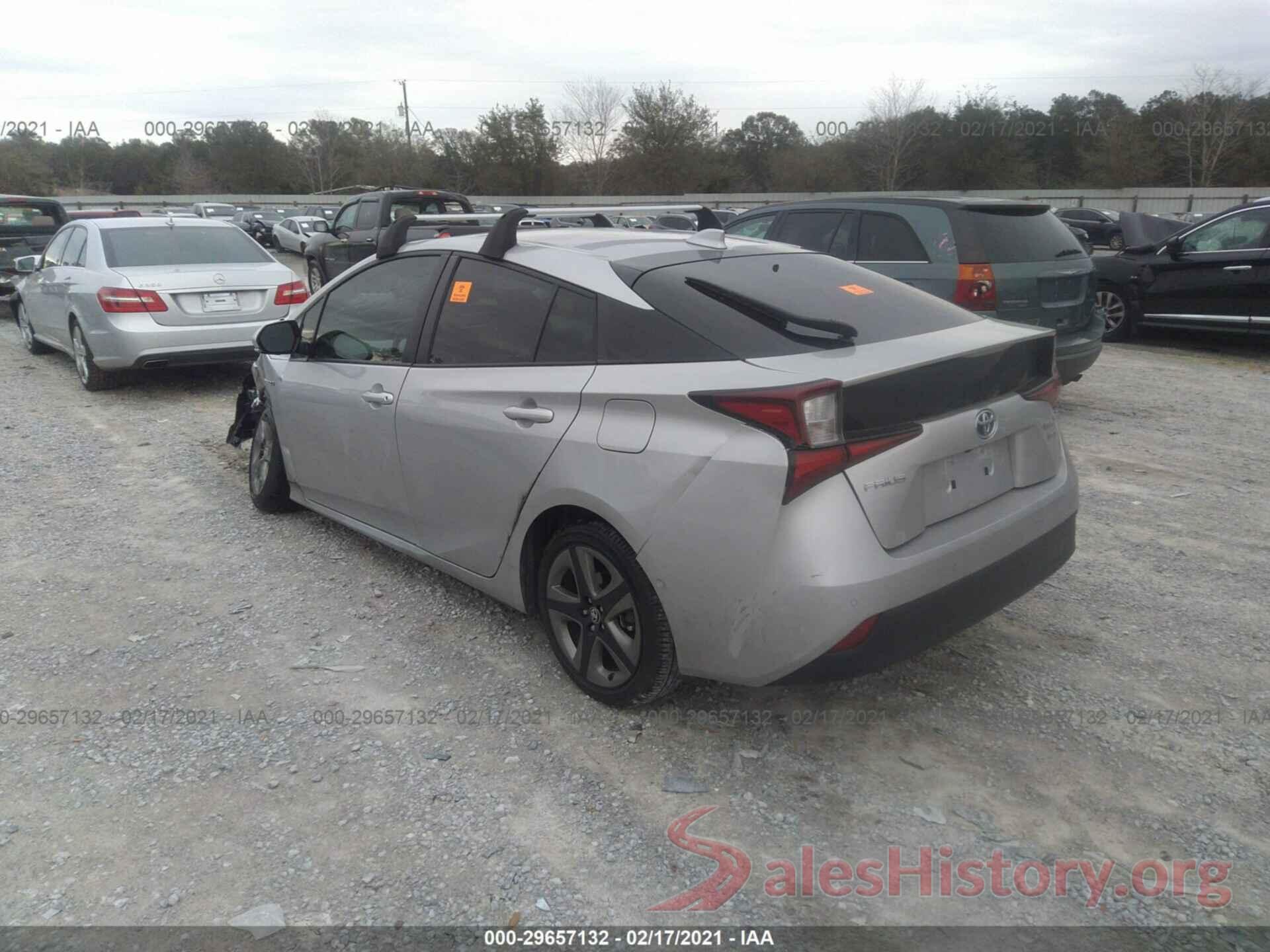 JTDKARFU1K3085517 2019 TOYOTA PRIUS