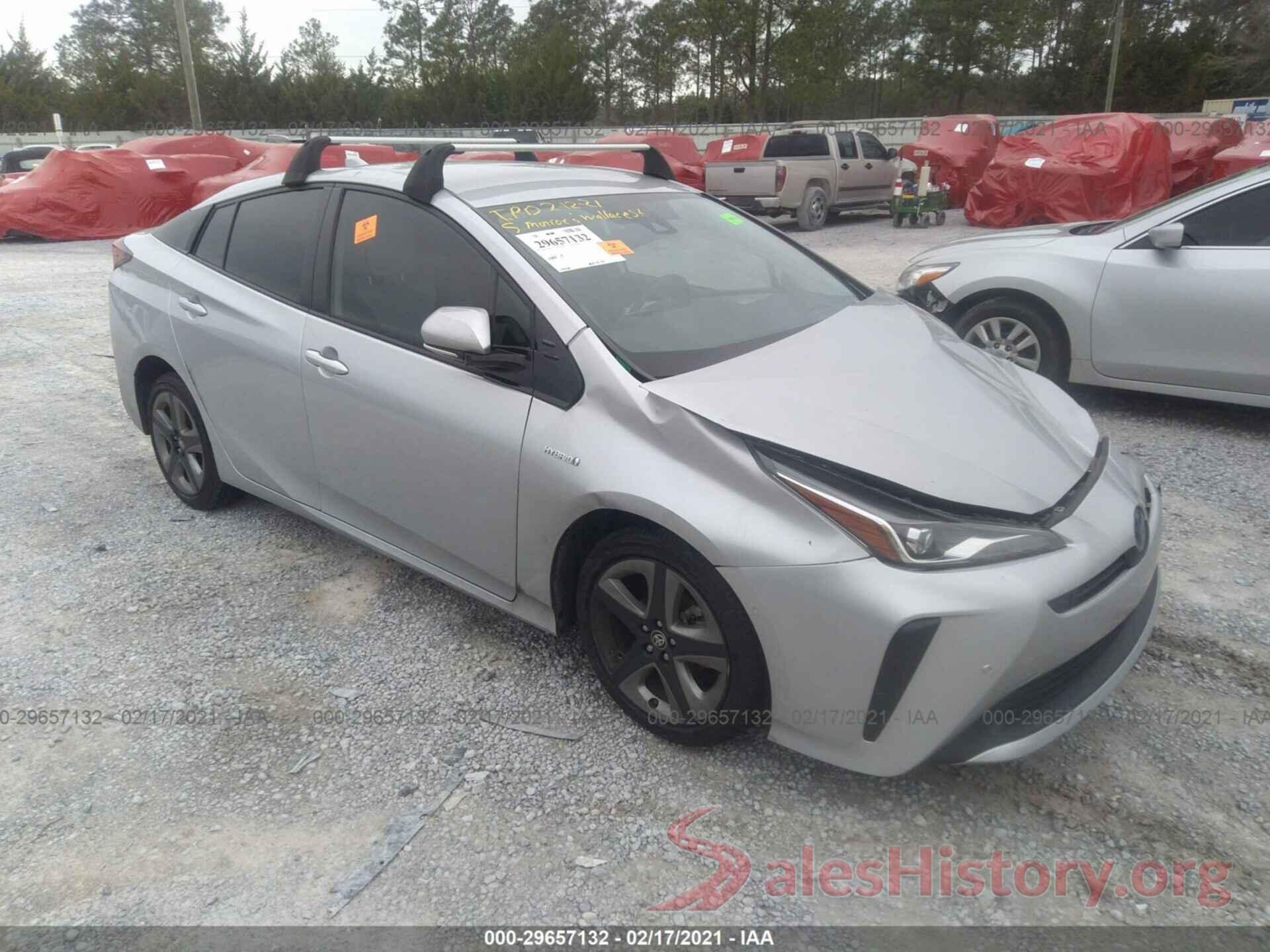 JTDKARFU1K3085517 2019 TOYOTA PRIUS