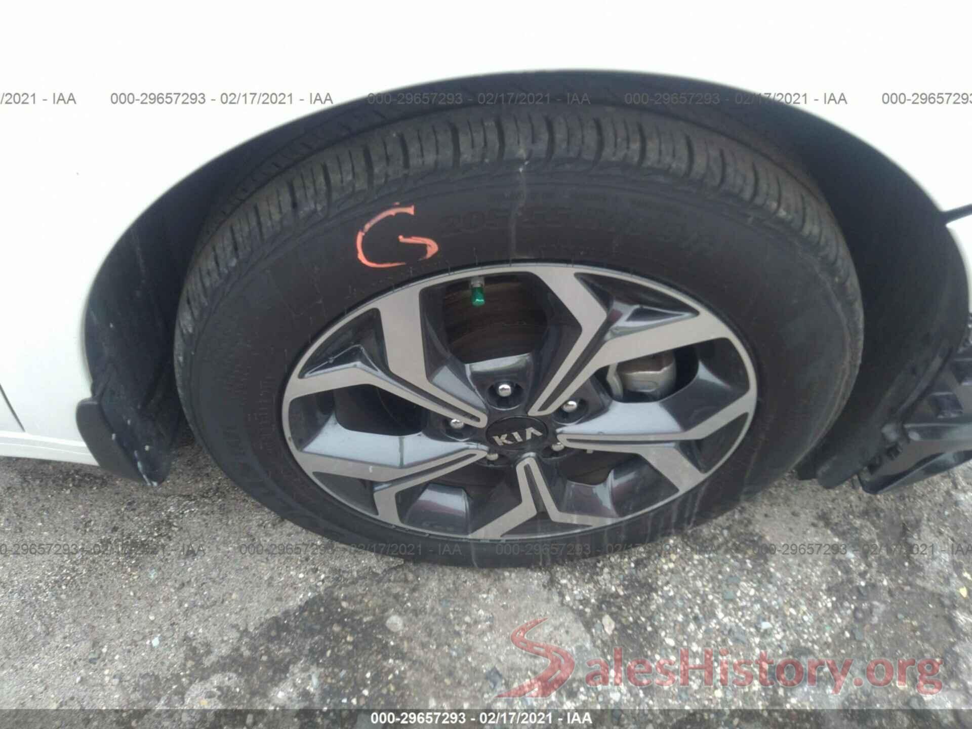 3KPF24AD6LE214581 2020 KIA FORTE