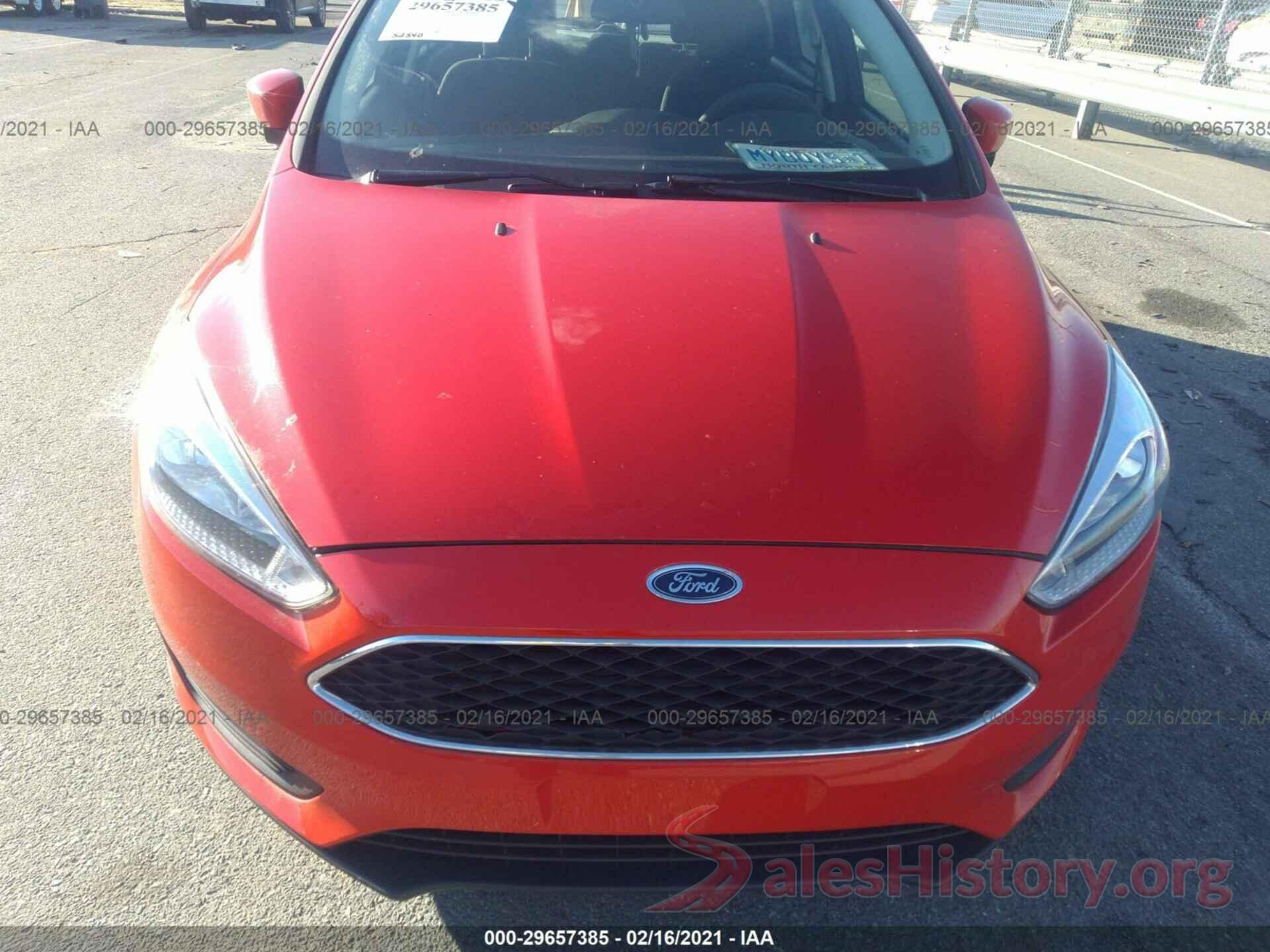 1FADP3K24GL204165 2016 FORD FOCUS