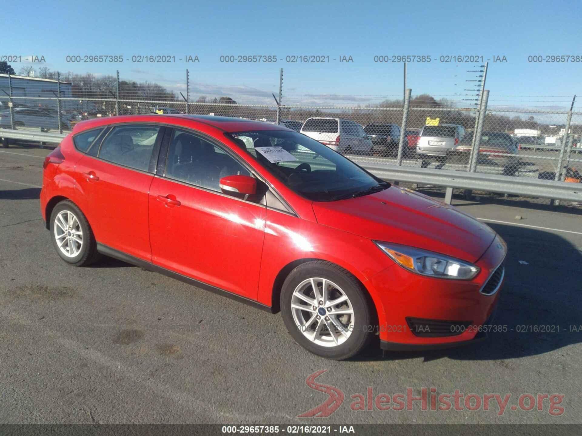 1FADP3K24GL204165 2016 FORD FOCUS