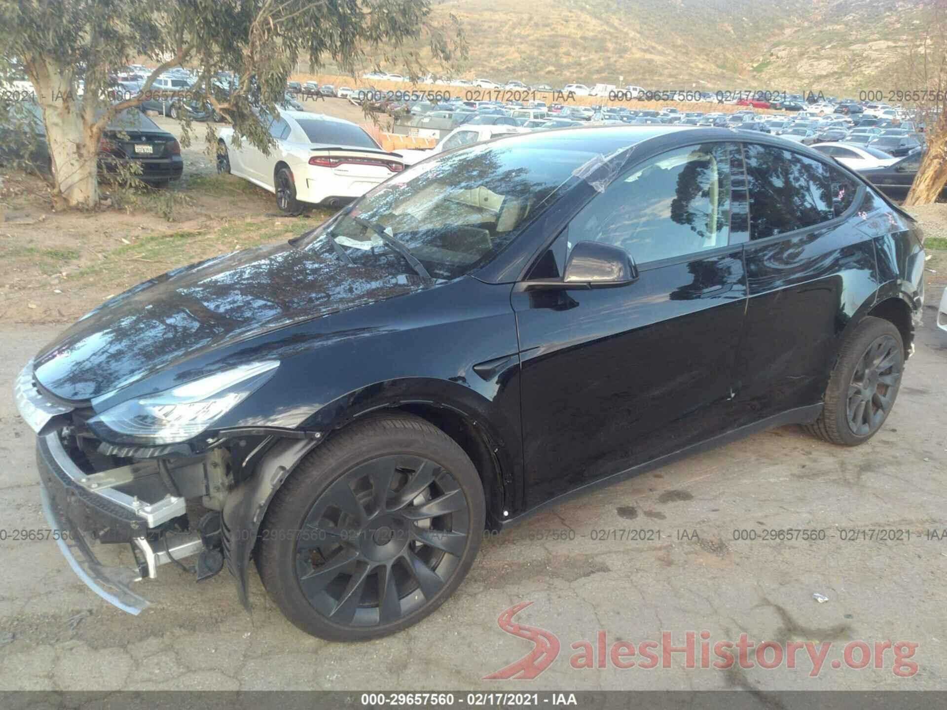 5YJYGDEEXLF052476 2020 TESLA MODEL Y