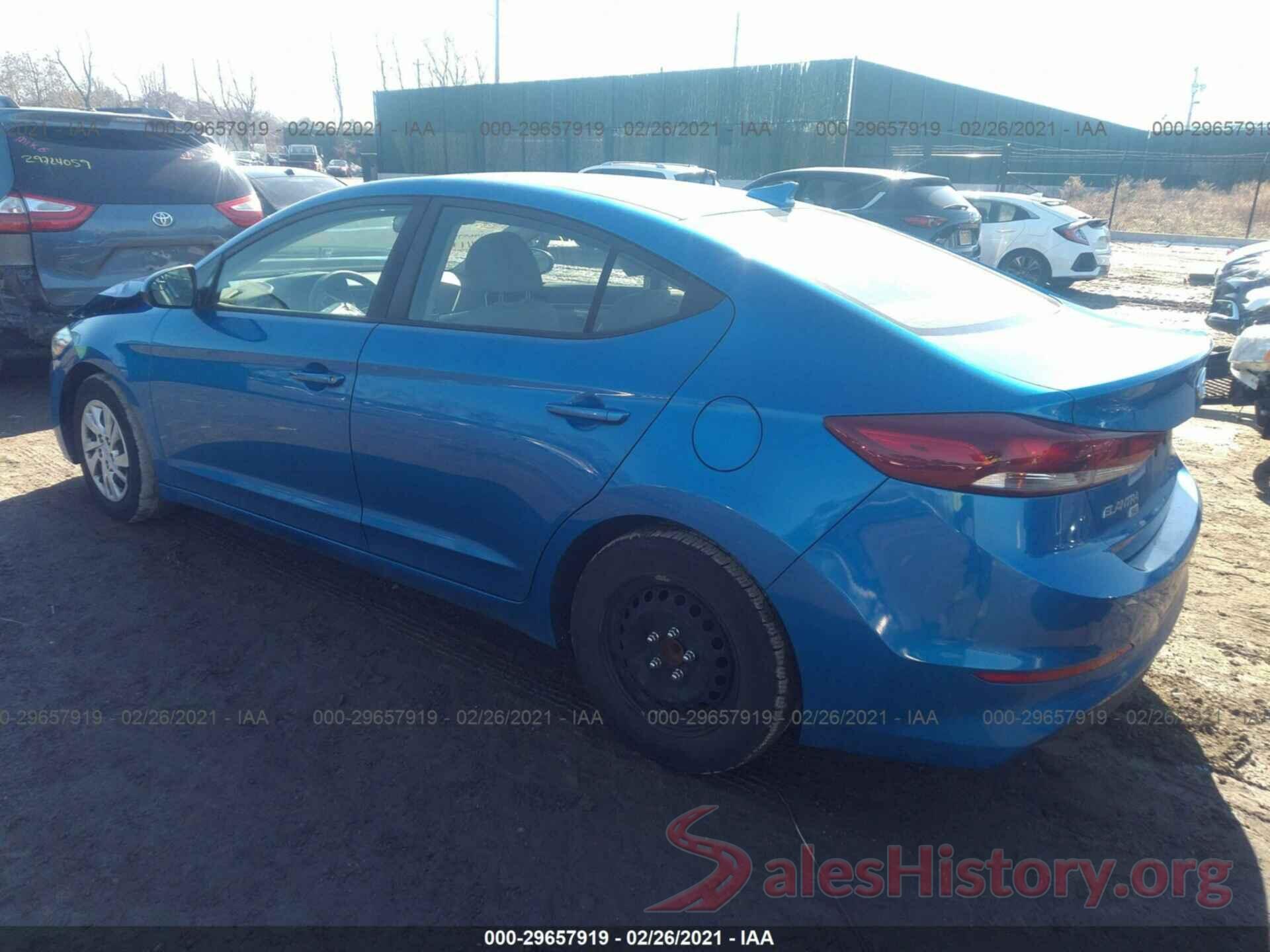 KMHD74LF2HU190050 2017 HYUNDAI ELANTRA