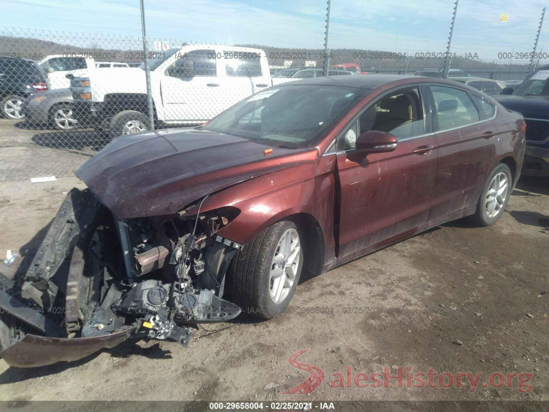 3FA6P0H7XGR160037 2016 FORD FUSION