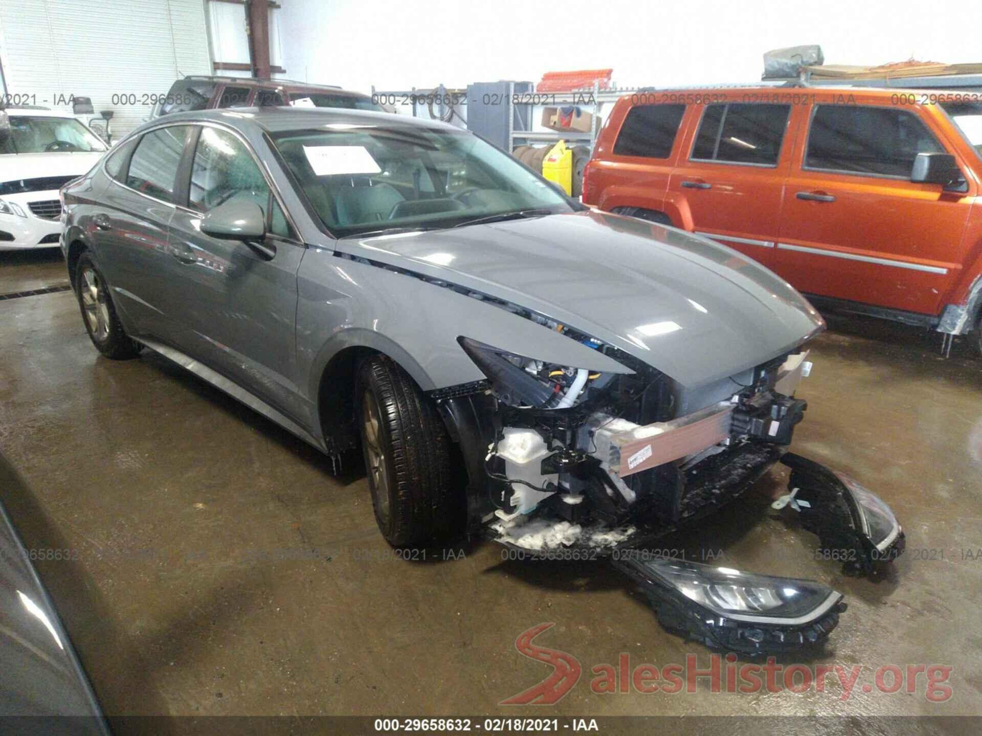 5NPEG4JA1MH070406 2021 HYUNDAI SONATA