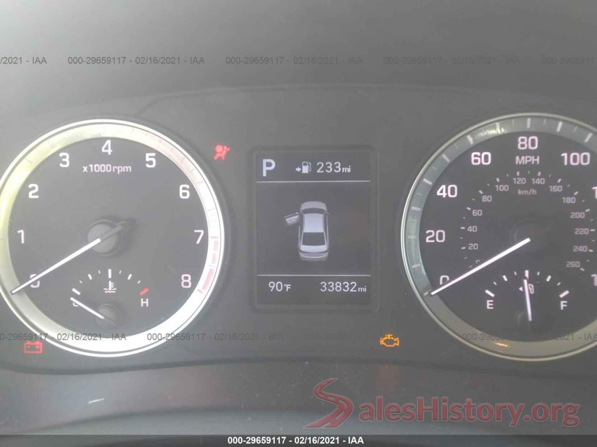 5NPE24AF7KH747983 2019 HYUNDAI SONATA