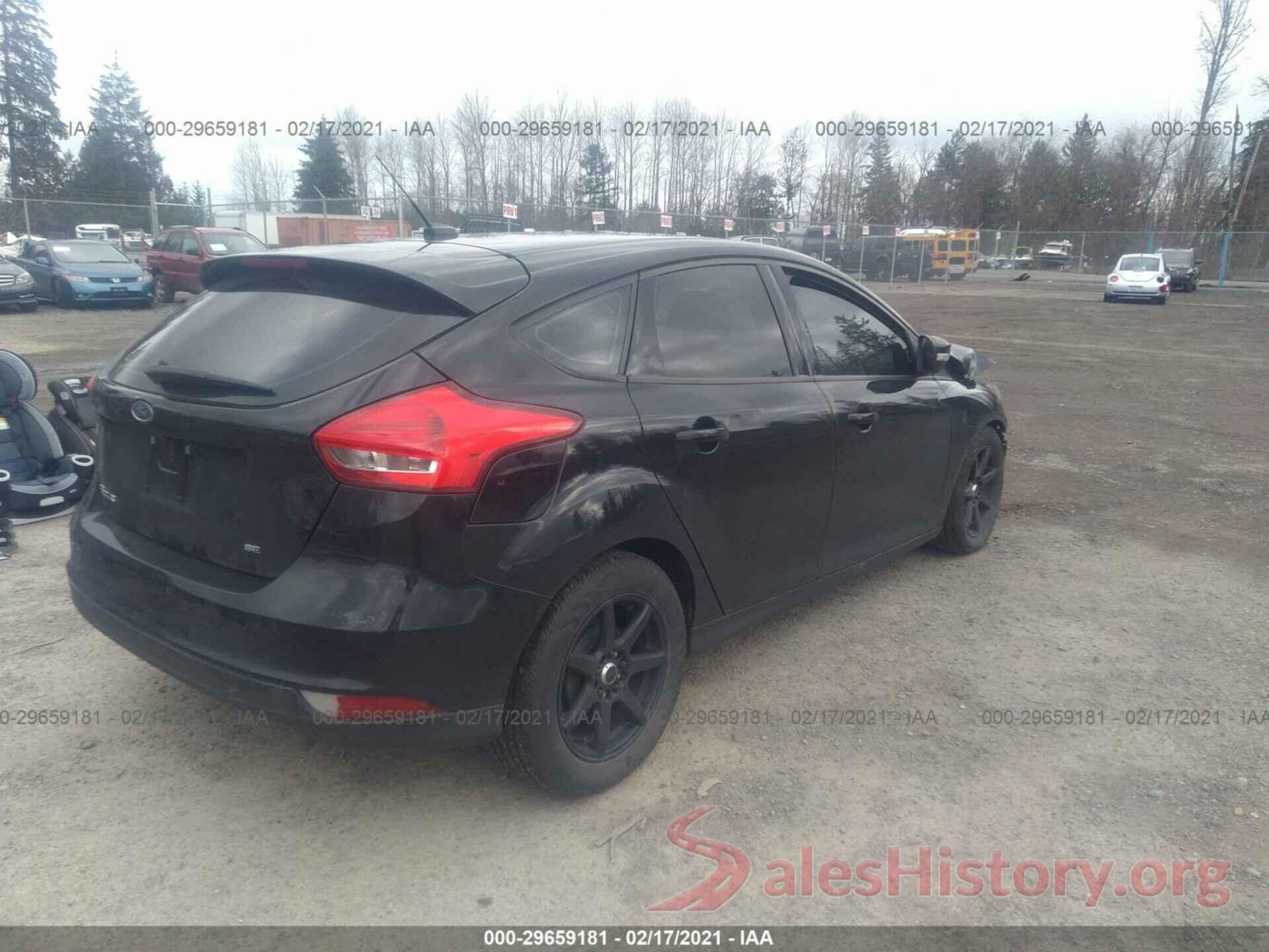 1FADP3K21GL363595 2016 FORD FOCUS