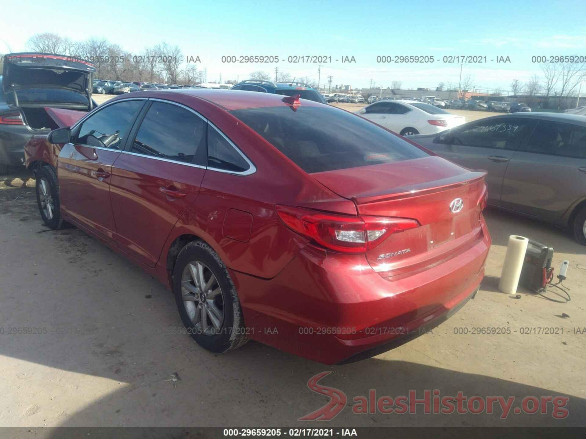 5NPE24AF8HH465814 2017 HYUNDAI SONATA