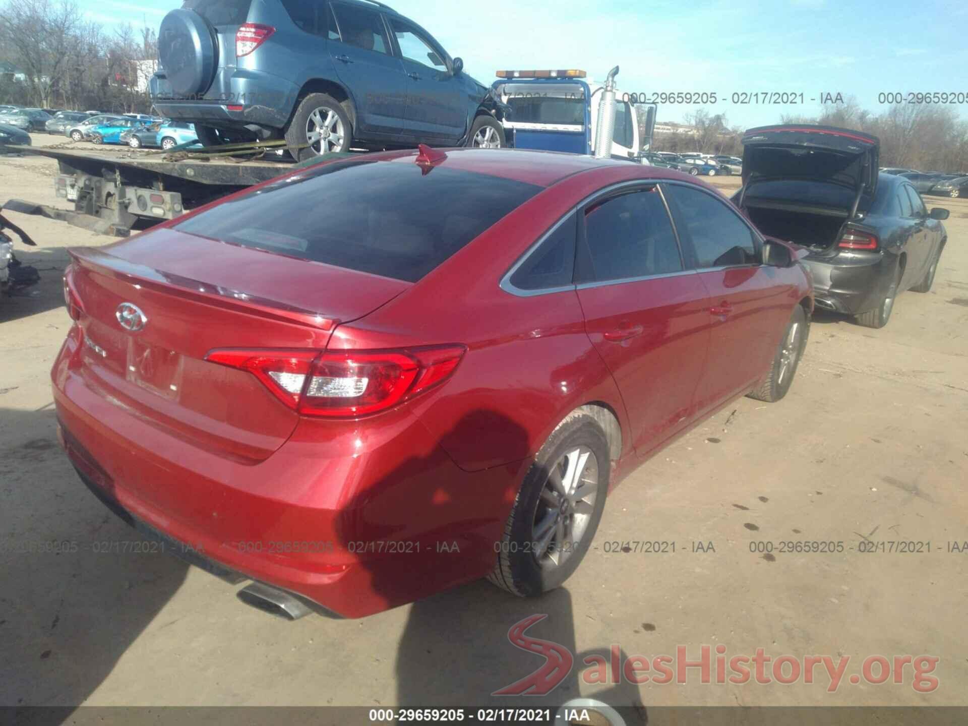 5NPE24AF8HH465814 2017 HYUNDAI SONATA