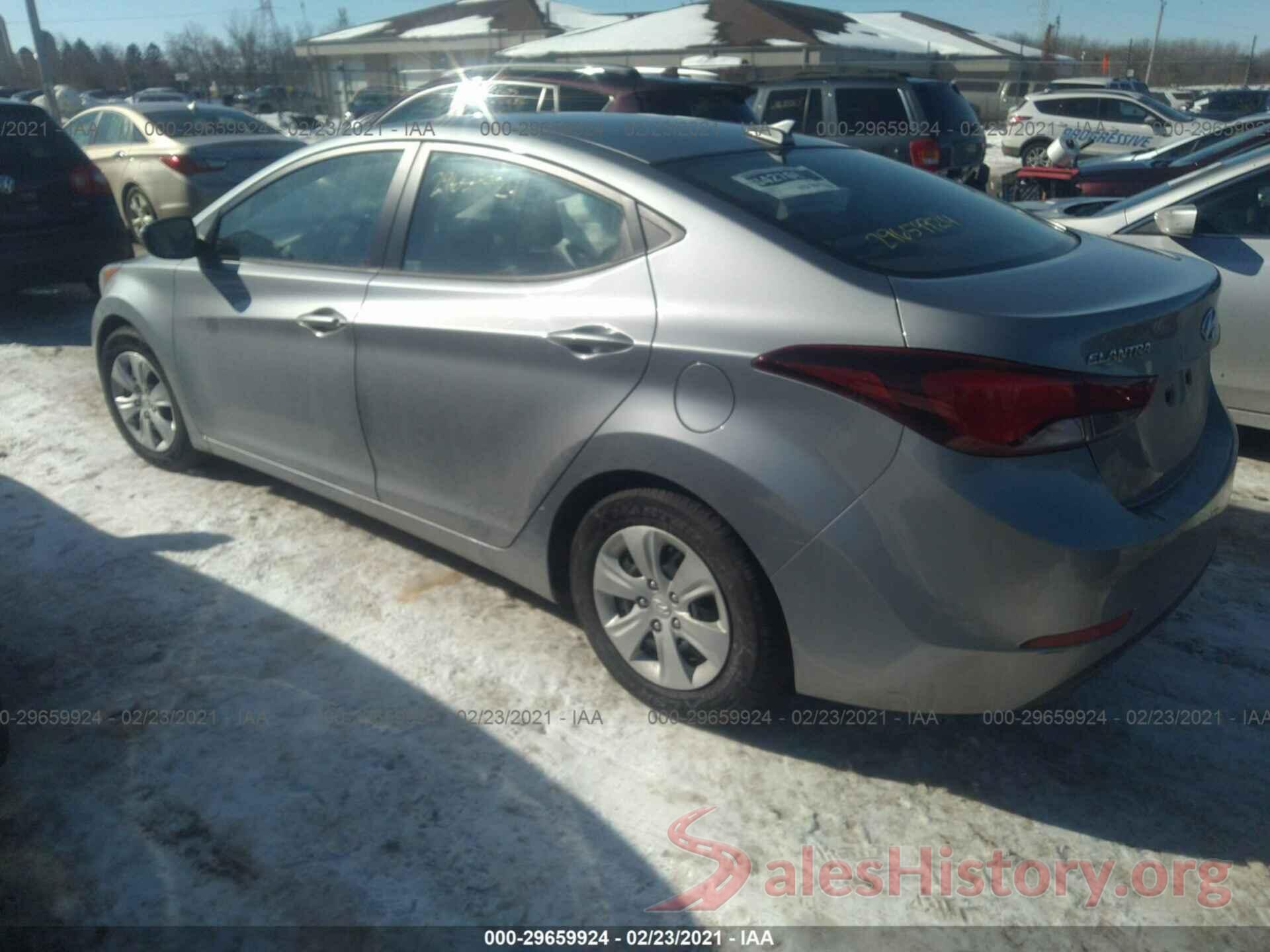 5NPDH4AE7GH683338 2016 HYUNDAI ELANTRA