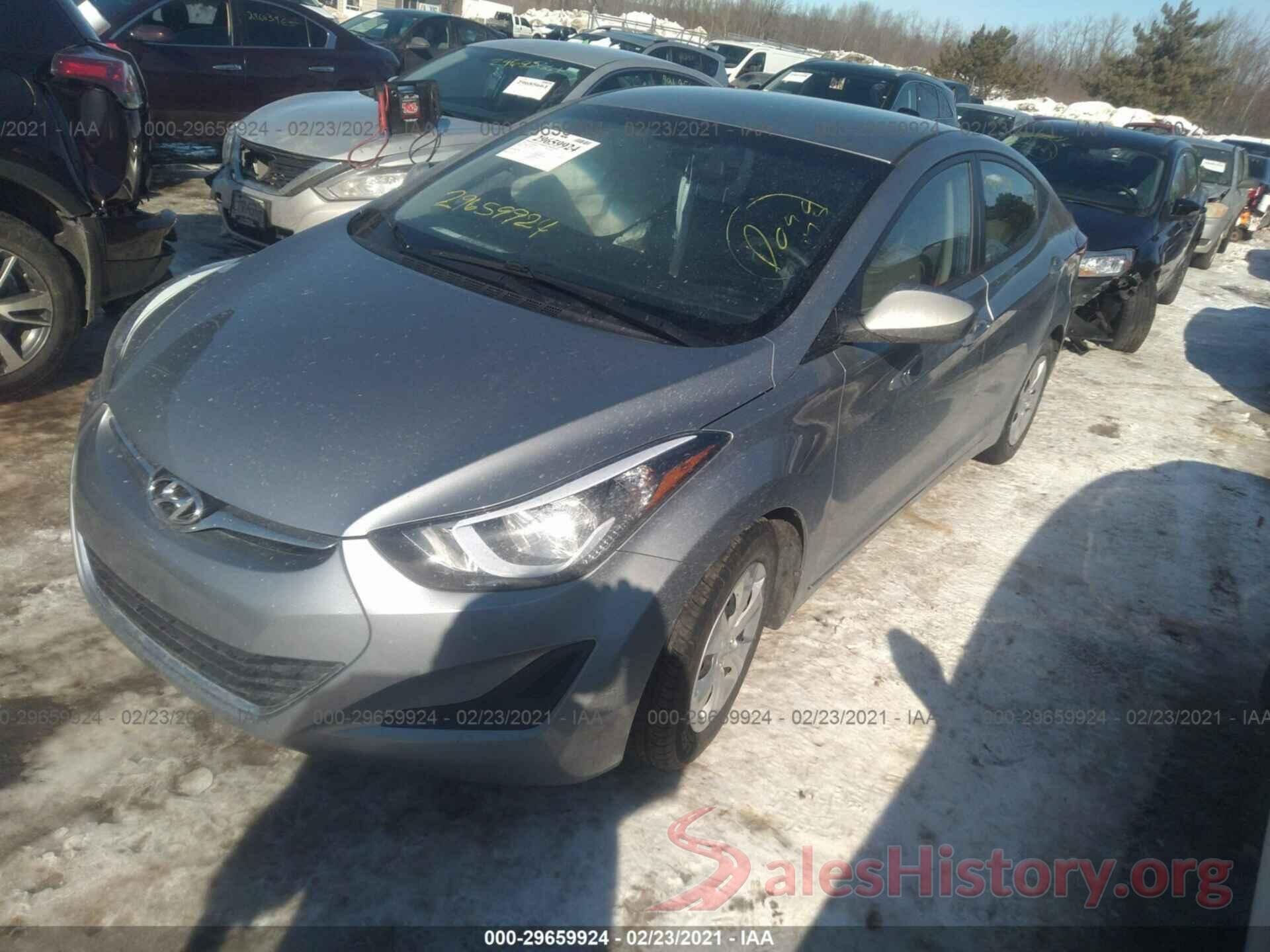 5NPDH4AE7GH683338 2016 HYUNDAI ELANTRA