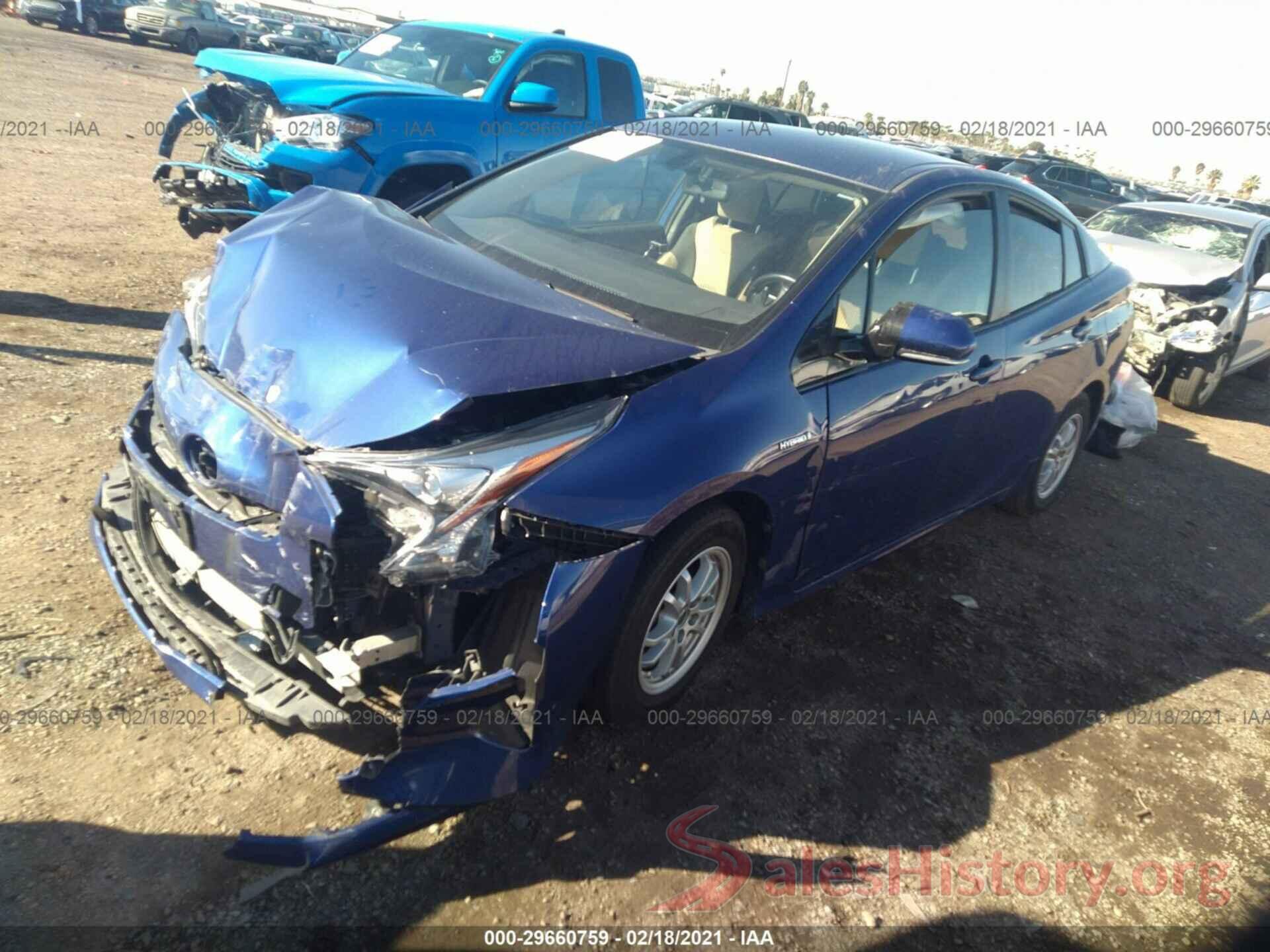 JTDKARFU9G3518623 2016 TOYOTA PRIUS