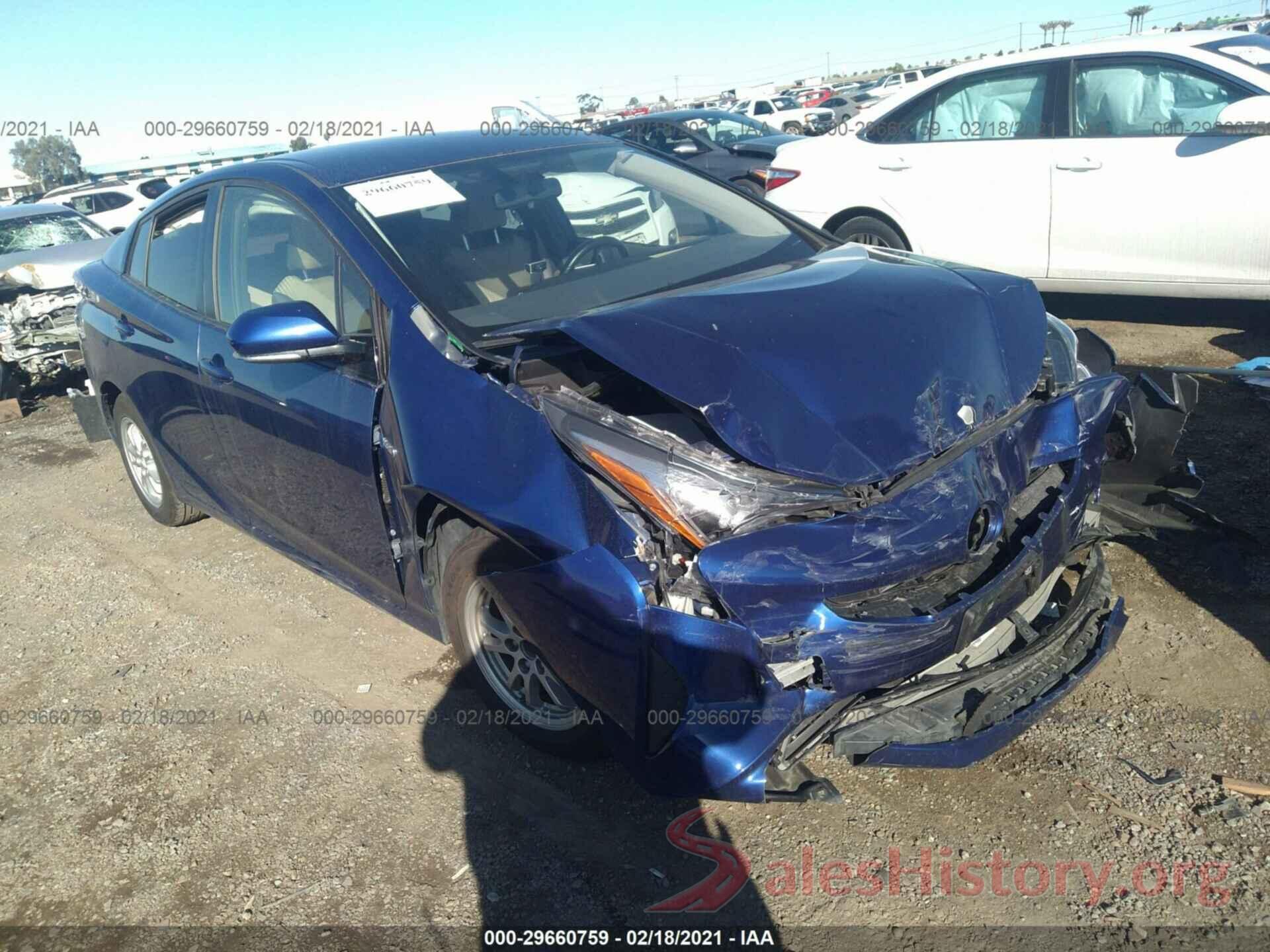 JTDKARFU9G3518623 2016 TOYOTA PRIUS