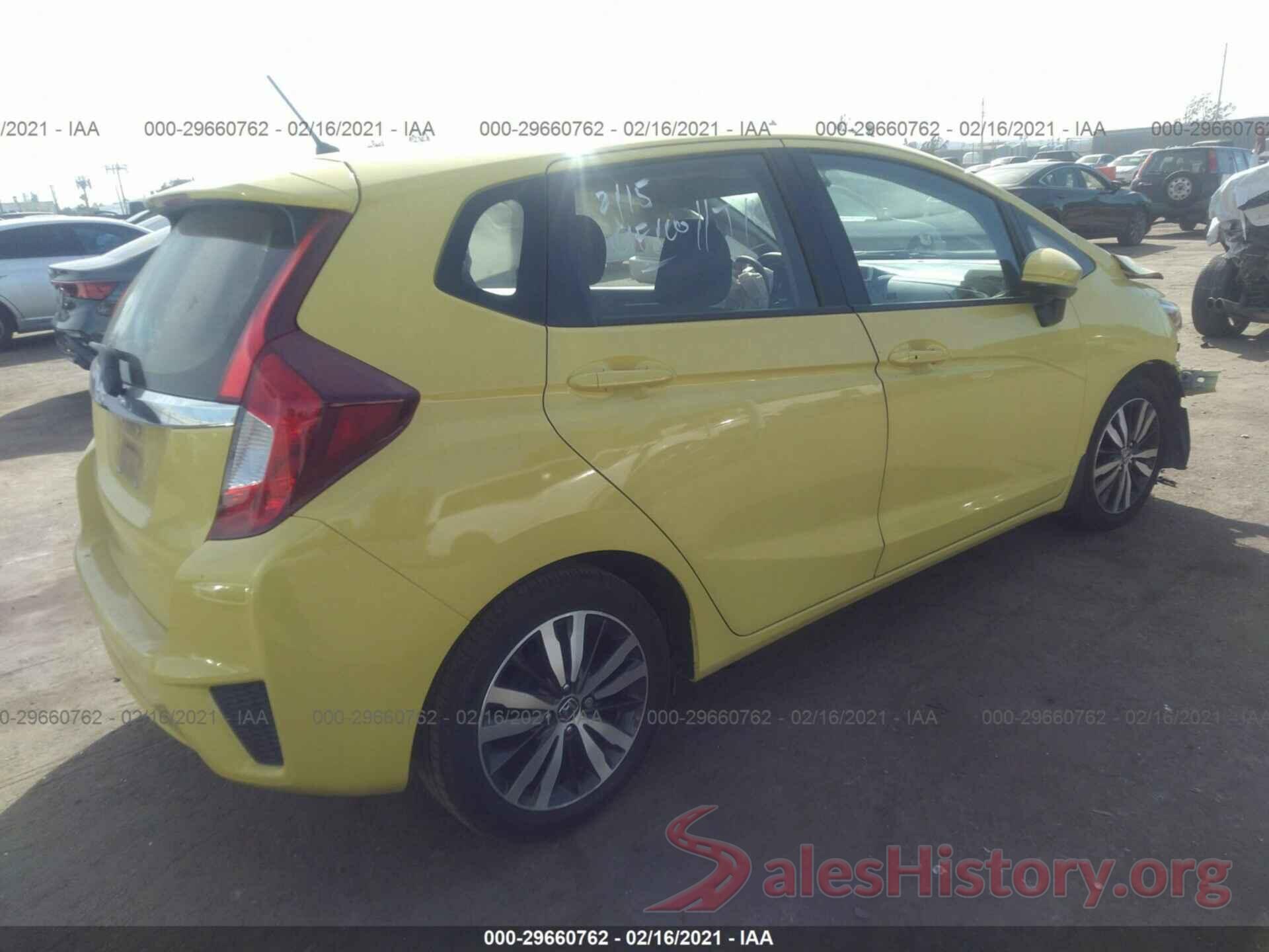 JHMGK5H77GS003465 2016 HONDA FIT