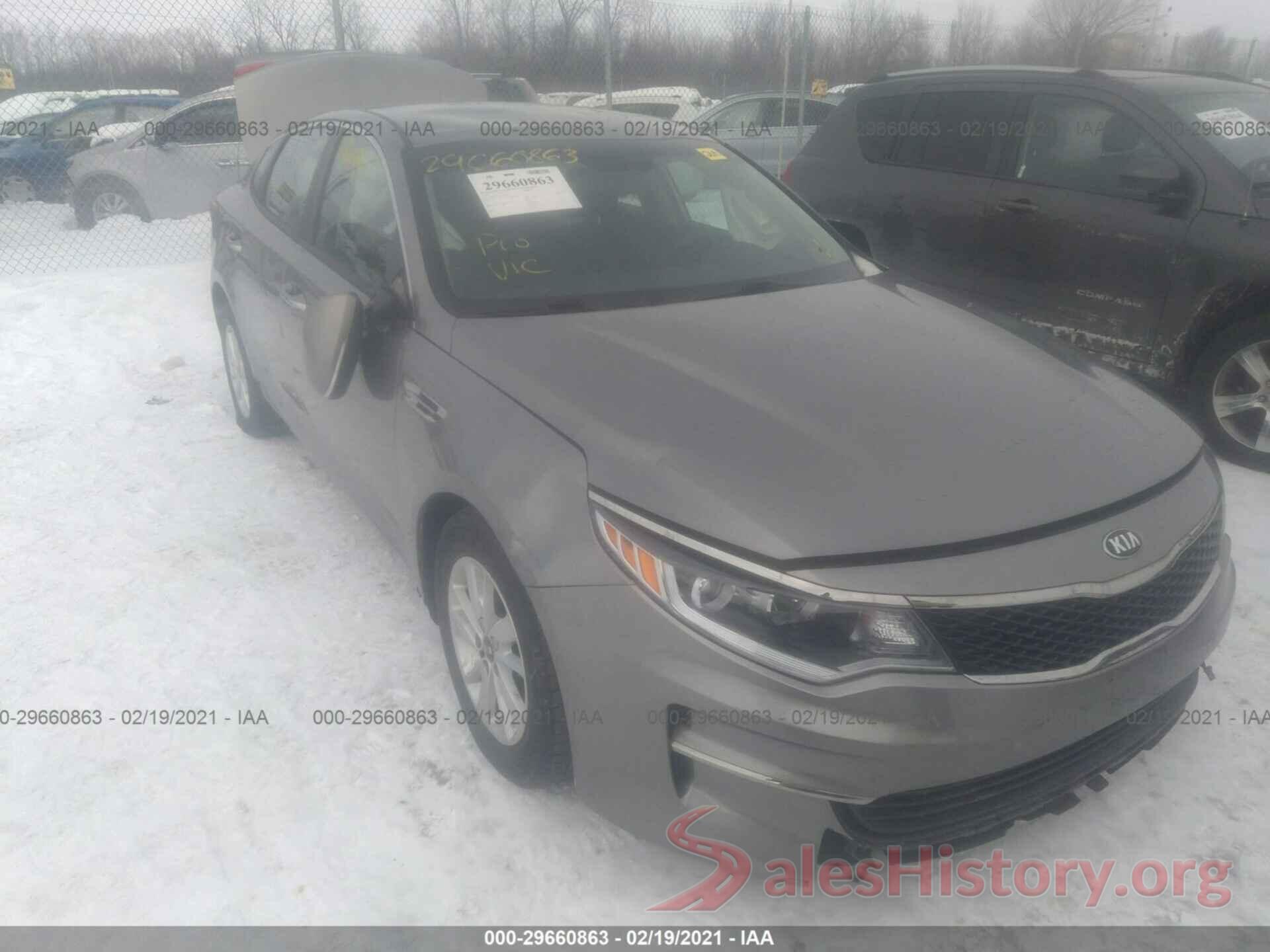 5XXGT4L34GG106723 2016 KIA OPTIMA