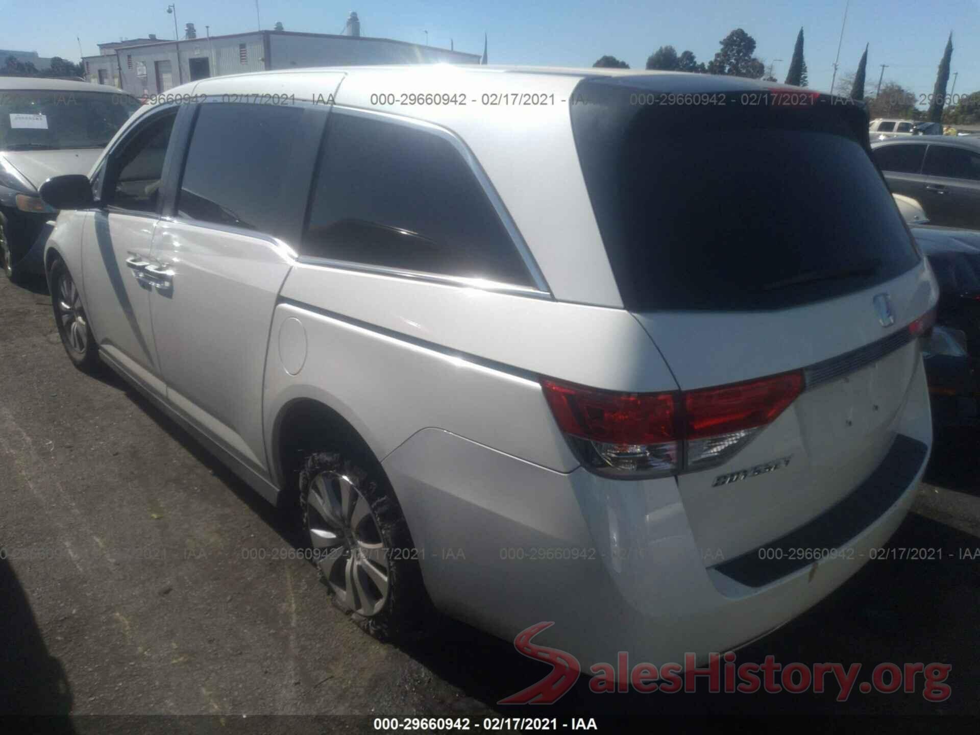 5FNRL5H42GB069237 2016 HONDA ODYSSEY