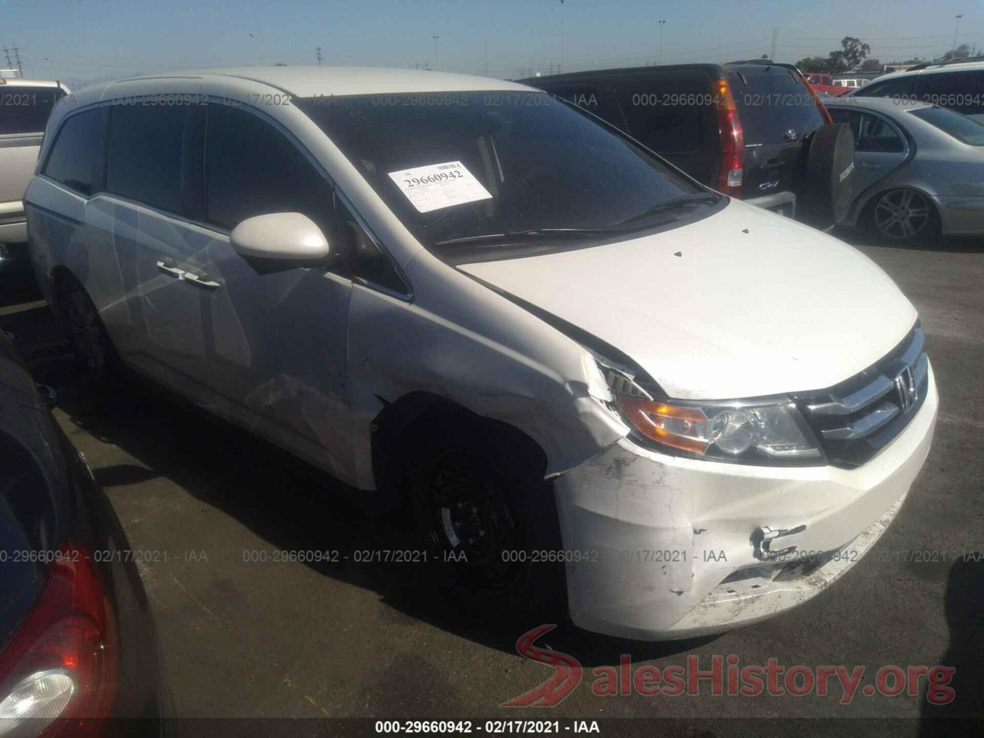 5FNRL5H42GB069237 2016 HONDA ODYSSEY