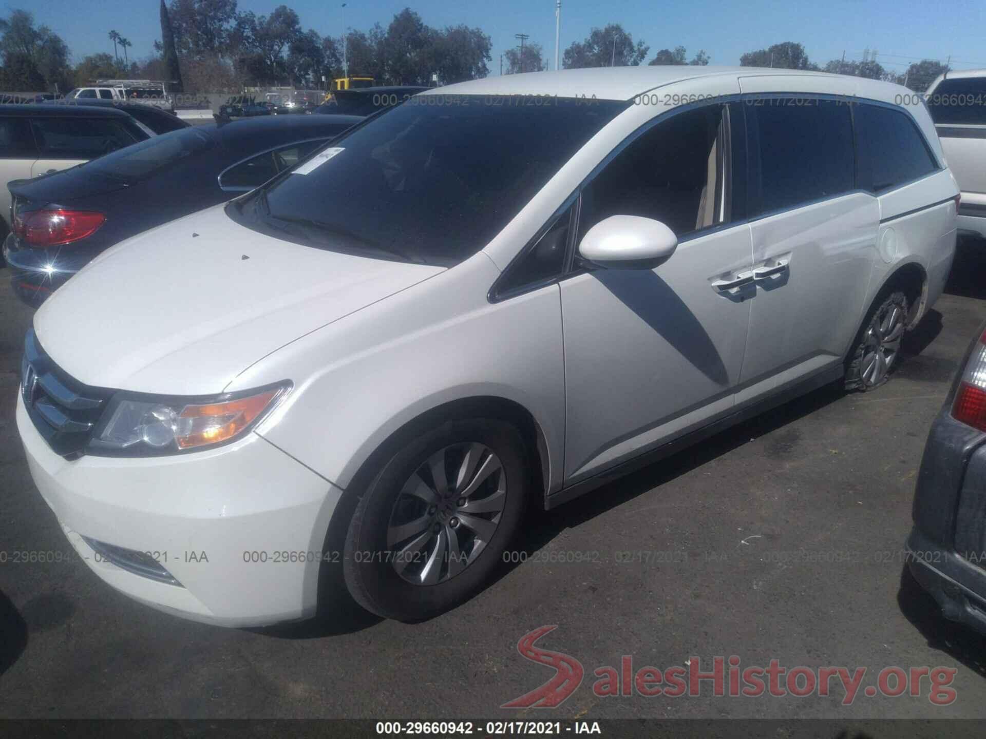 5FNRL5H42GB069237 2016 HONDA ODYSSEY