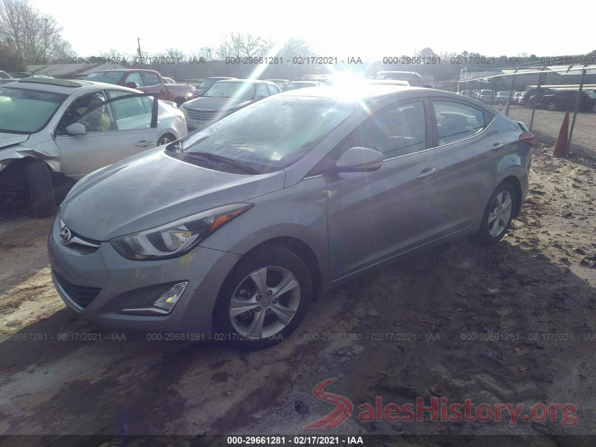 KMHDH4AE7GU480385 2016 HYUNDAI ELANTRA