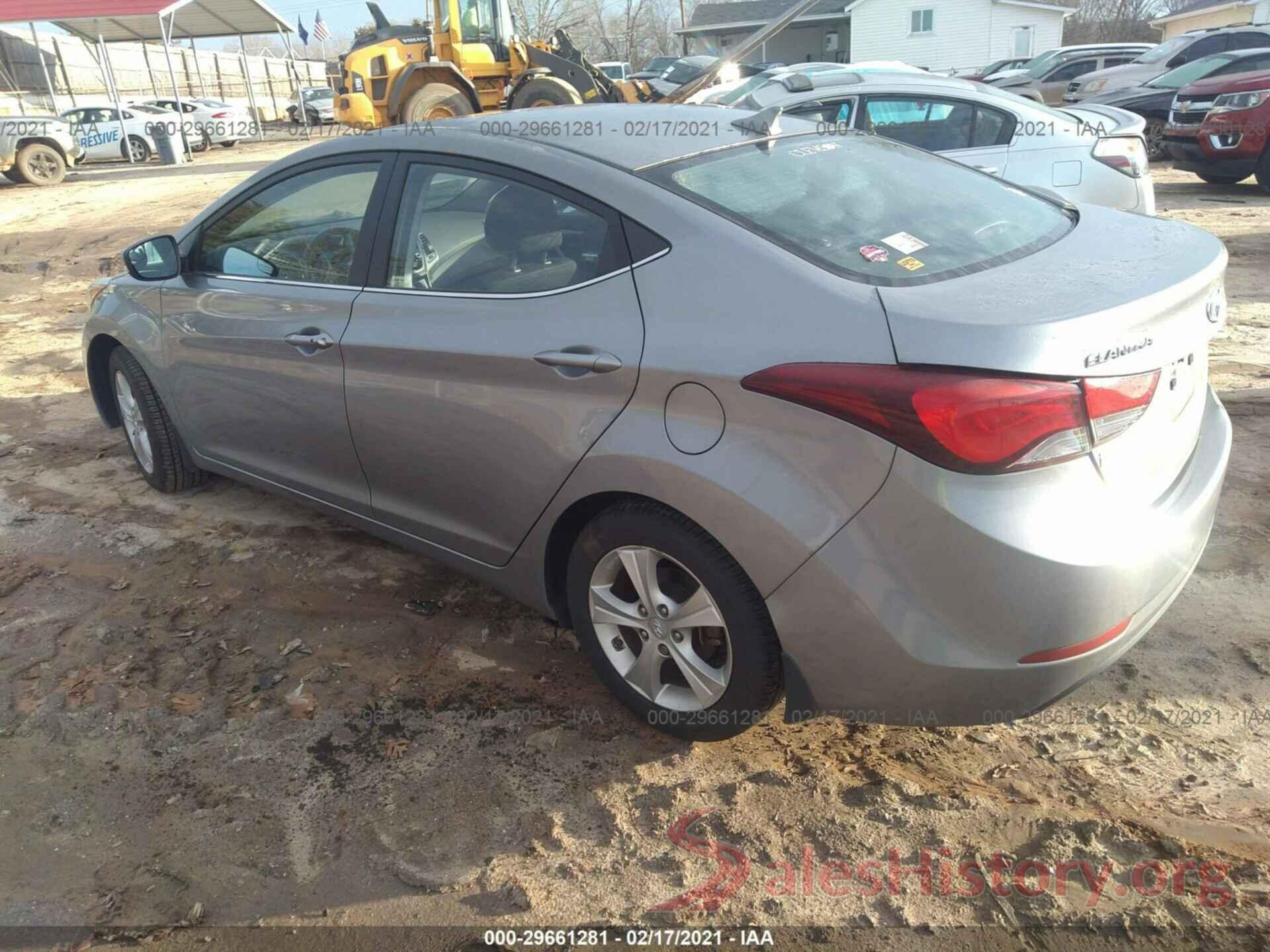 KMHDH4AE7GU480385 2016 HYUNDAI ELANTRA