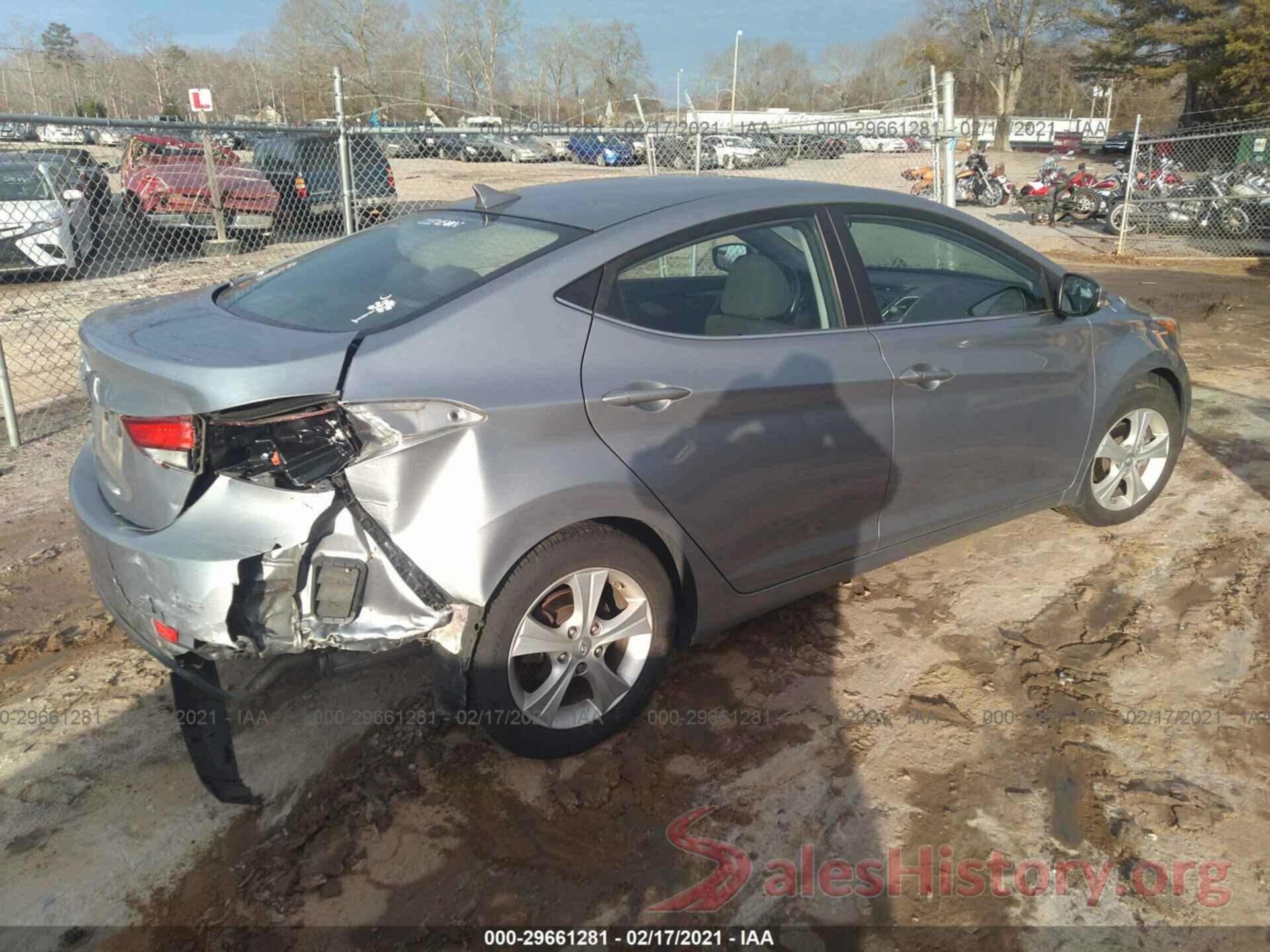 KMHDH4AE7GU480385 2016 HYUNDAI ELANTRA