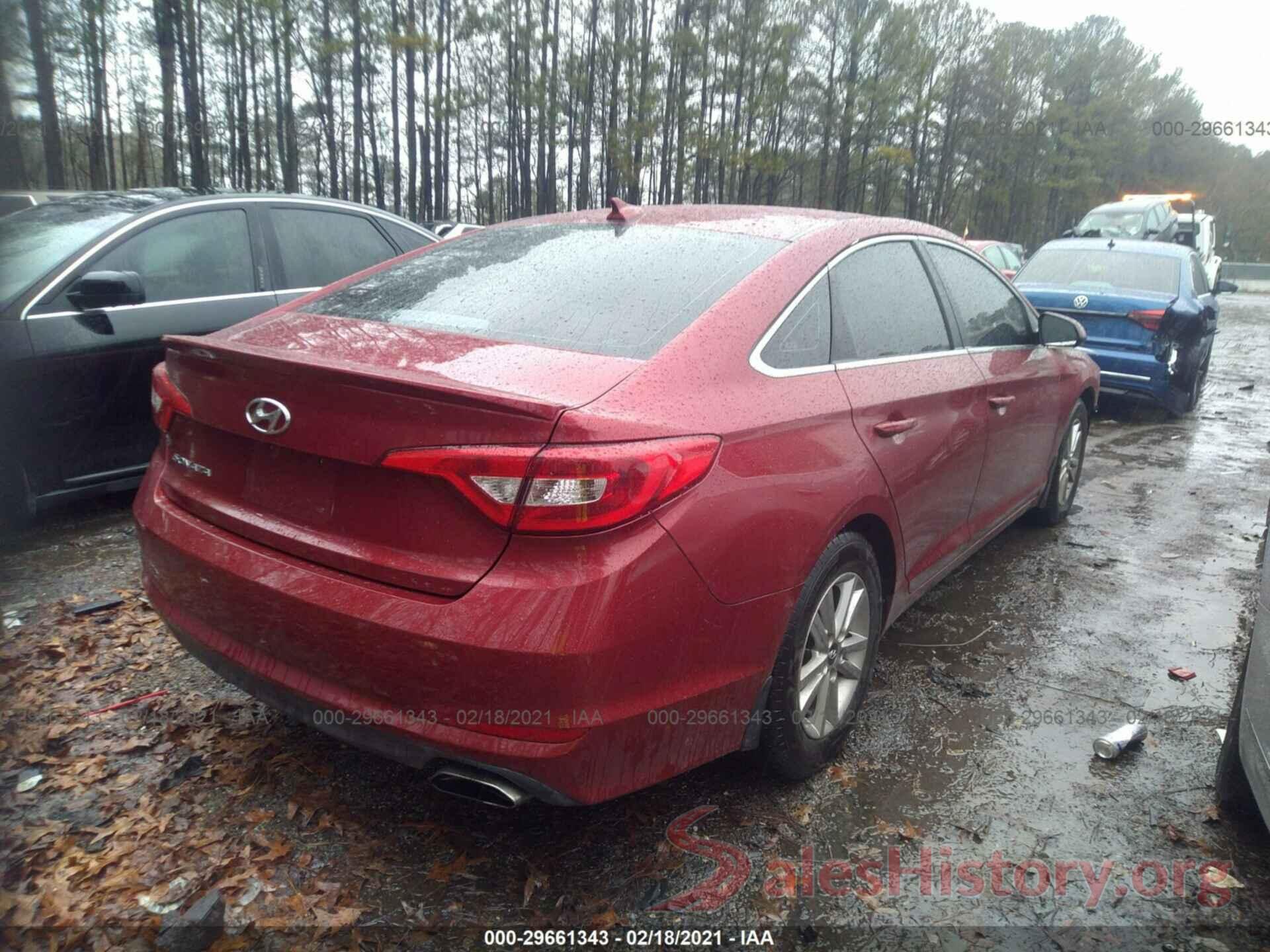 5NPE24AF8GH405045 2016 HYUNDAI SONATA