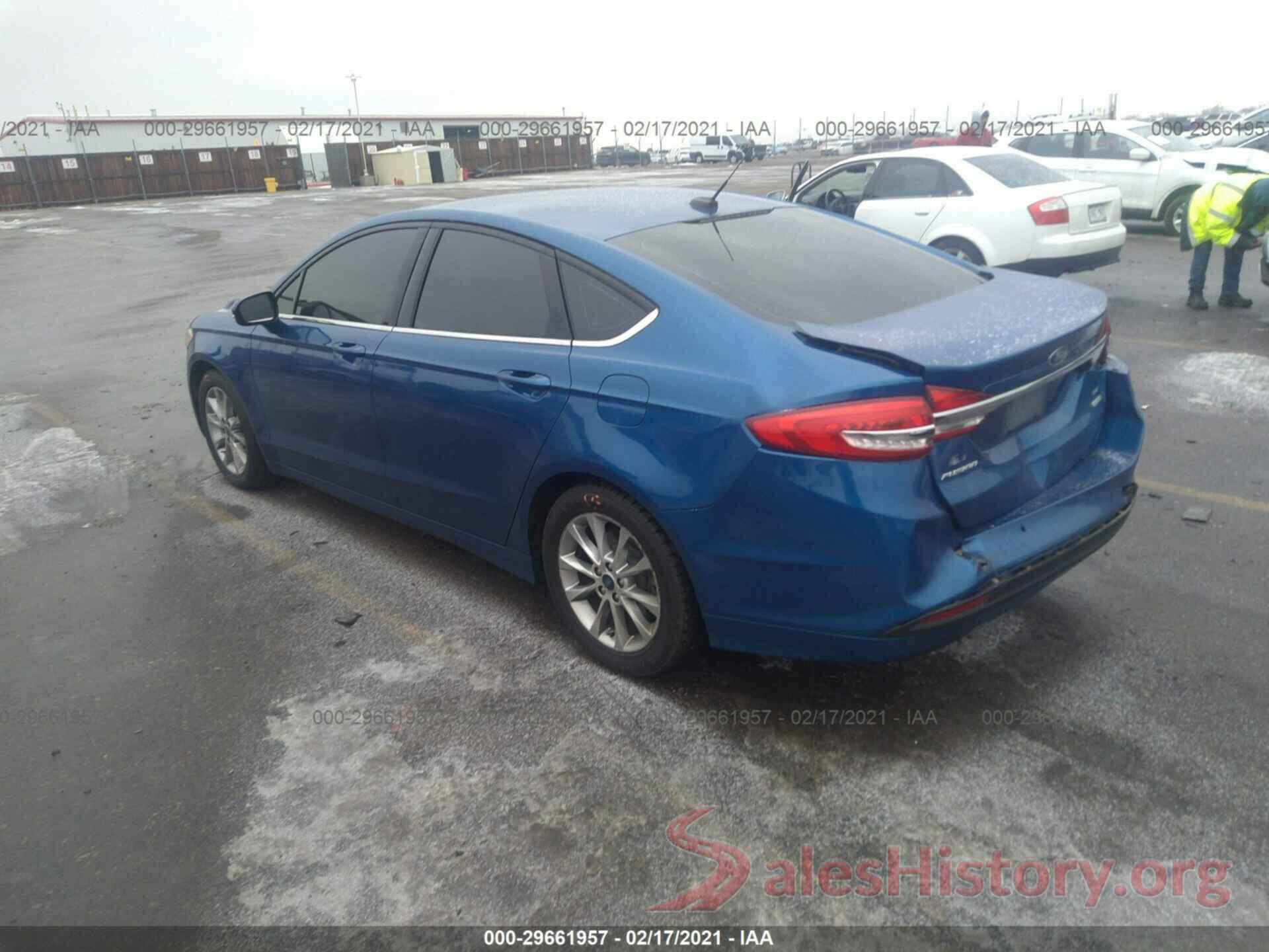 3FA6P0HD0HR351456 2017 FORD FUSION