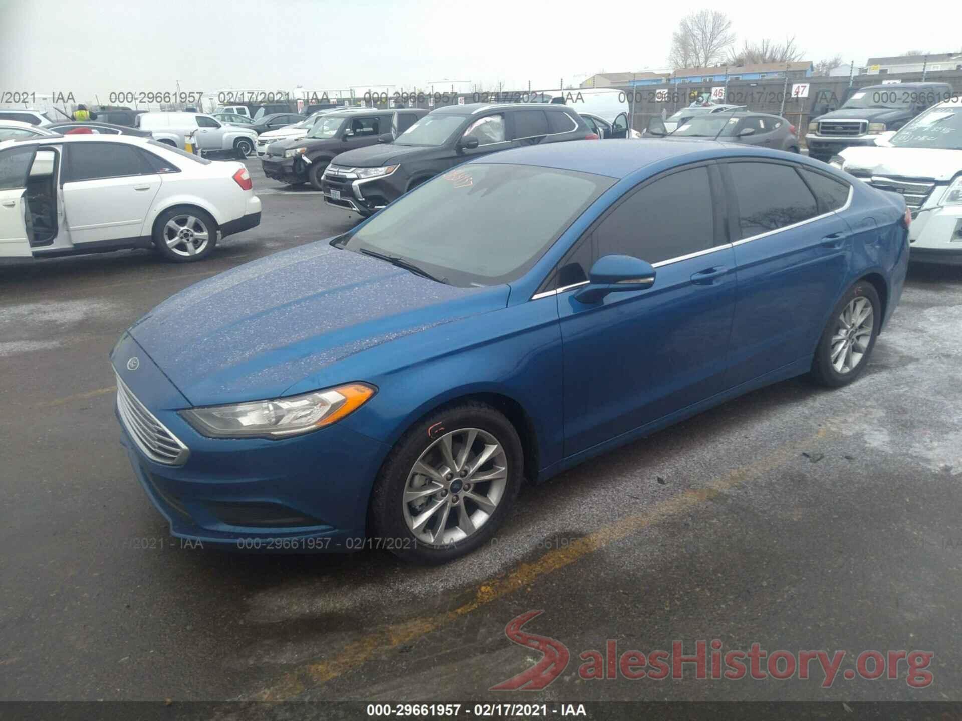 3FA6P0HD0HR351456 2017 FORD FUSION