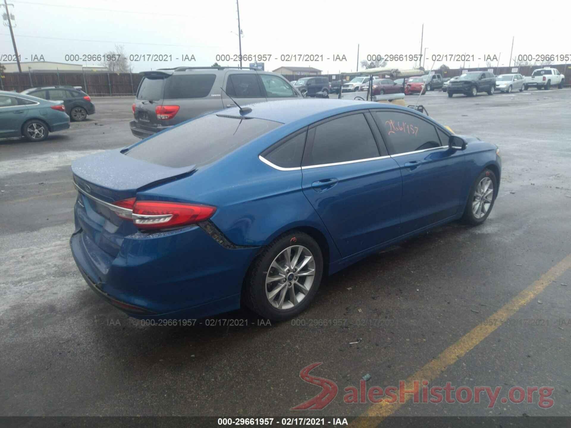 3FA6P0HD0HR351456 2017 FORD FUSION