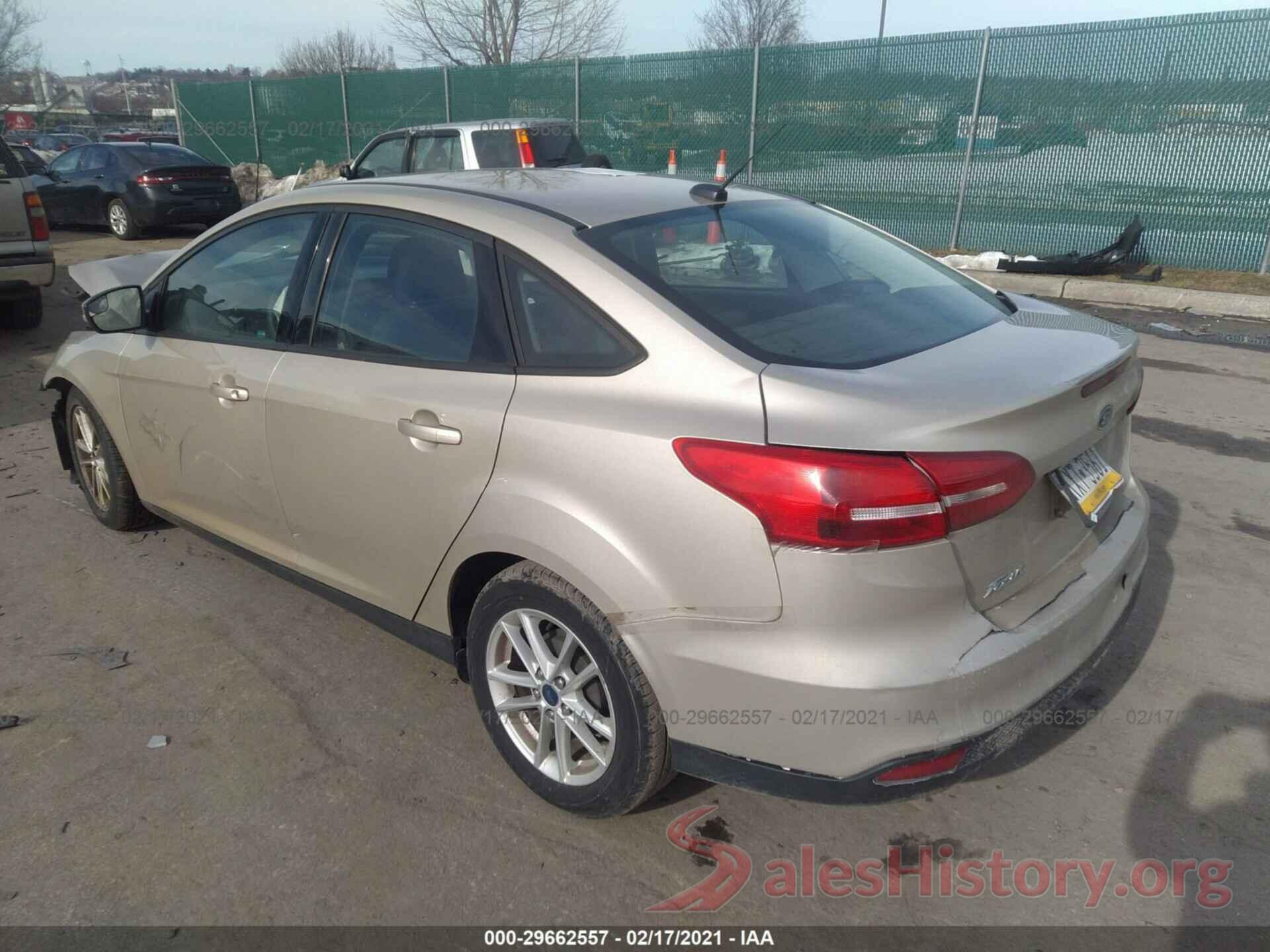 1FADP3F25HL216126 2017 FORD FOCUS