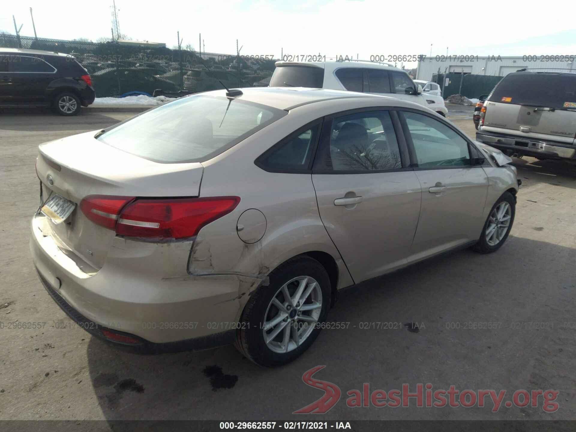 1FADP3F25HL216126 2017 FORD FOCUS